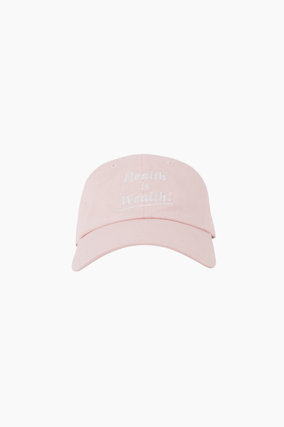 Sporty & Rich Health is Wealth Cap - Clear Pink