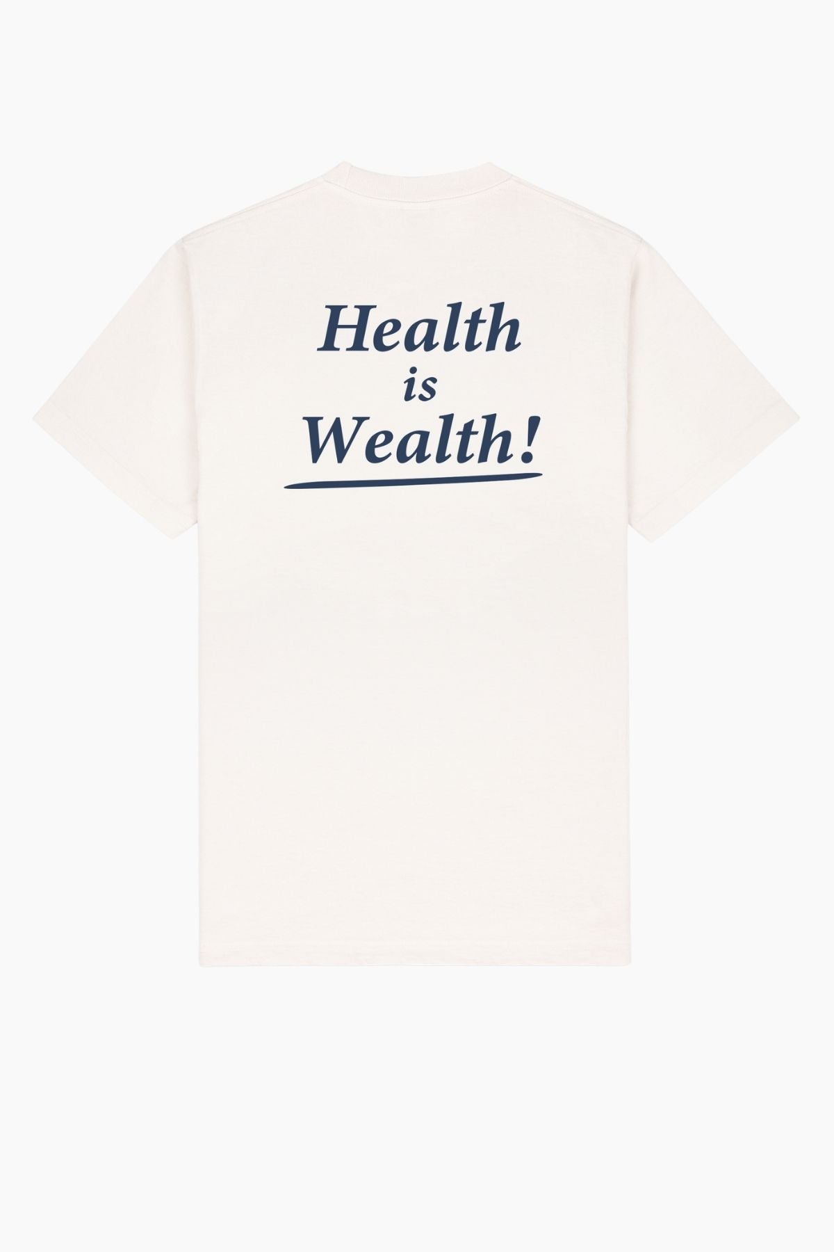 Sporty & Rich Health Is Wealth T-Shirt - Ecru