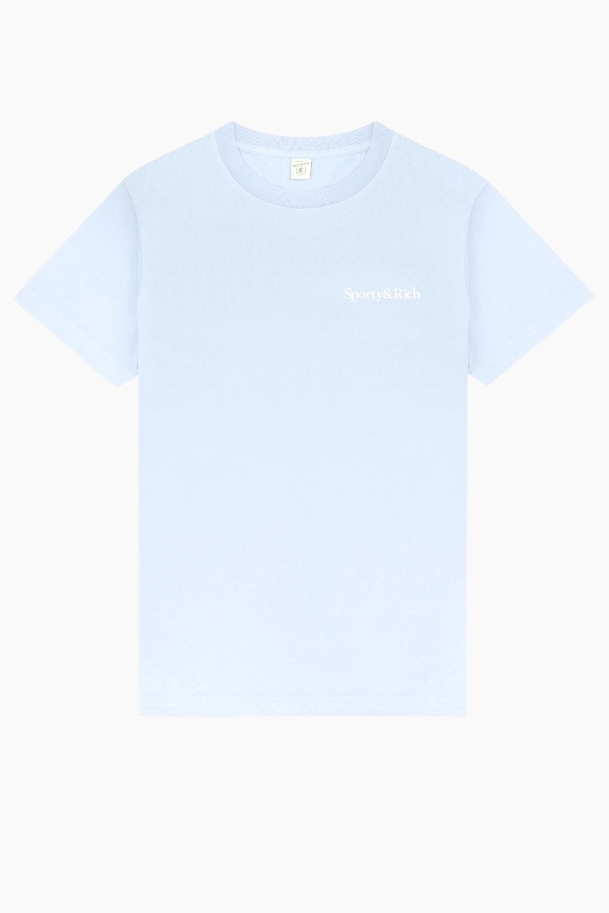Sporty & Rich Health Is Wealth T-Shirt - Mist/ White