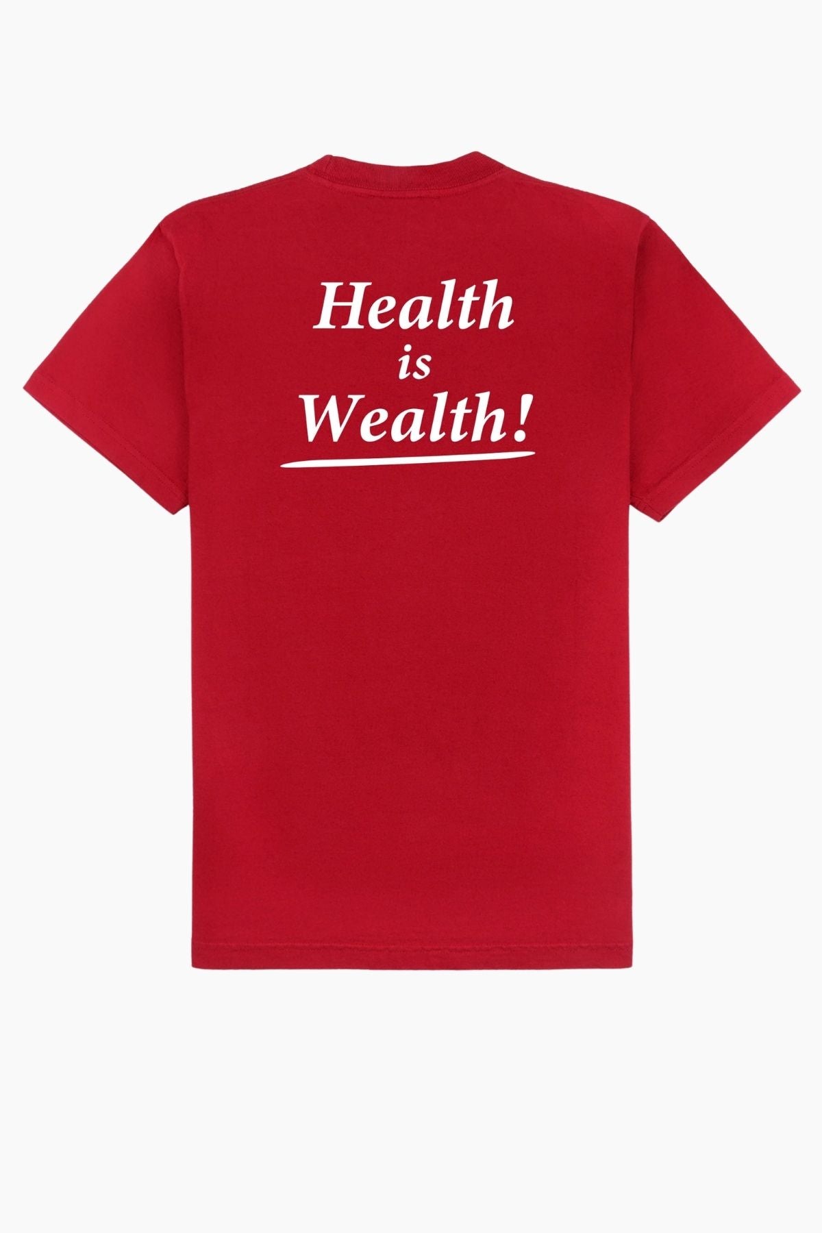 Sporty & Rich Health is Wealth T-Shirt - Ruby