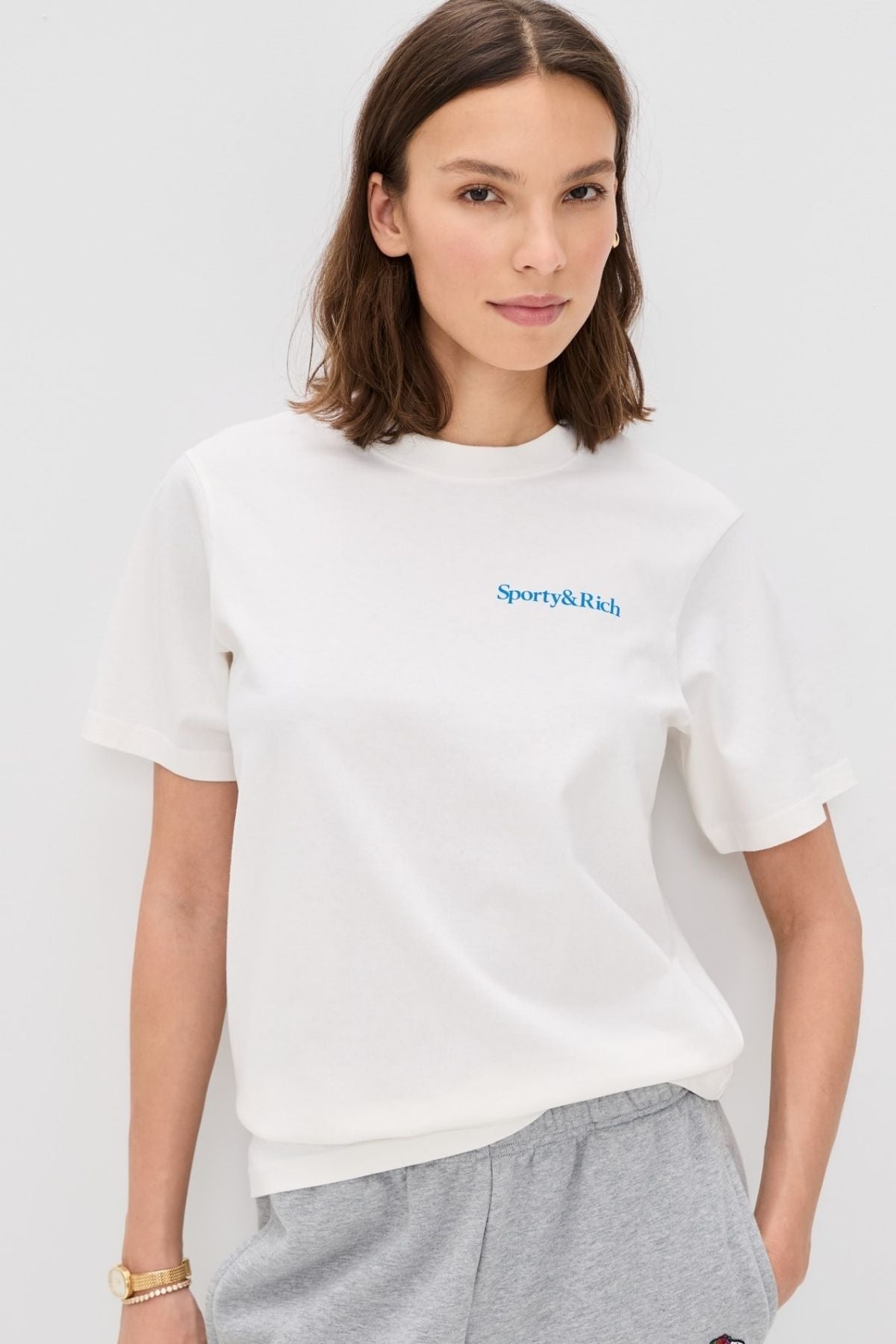 Sporty & Rich Health is Wealth T-Shirt - White