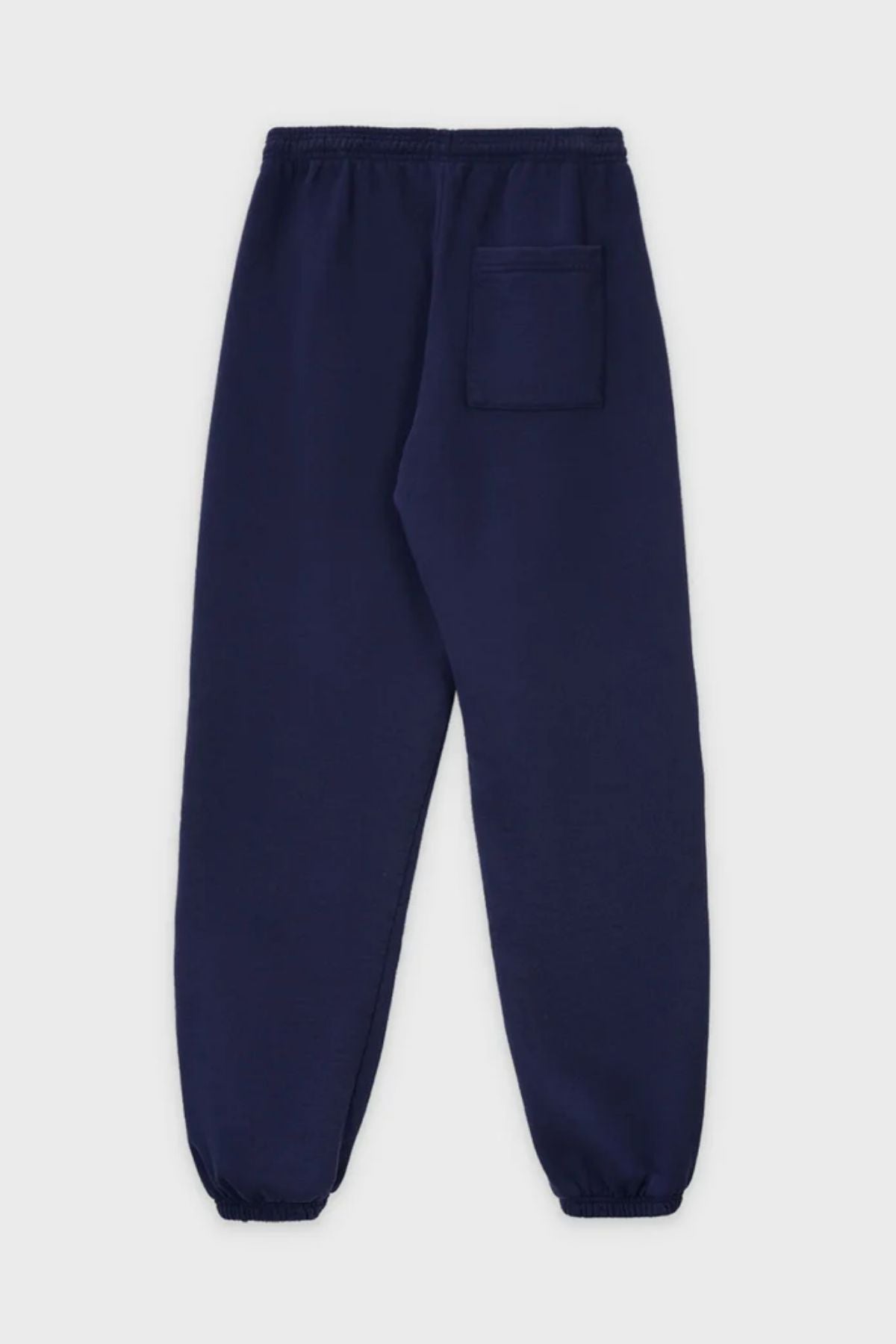 Sporty & Rich Hotel du Cap Cursive Sweatpant - Navy/ White