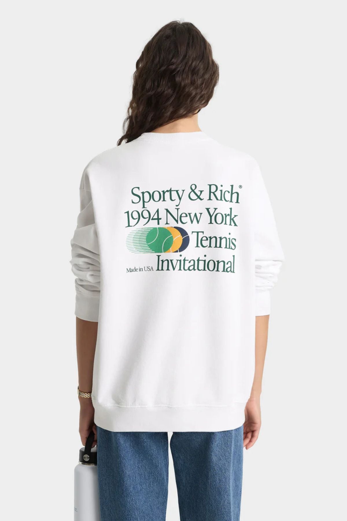 Sporty & Rich Invitational Crewneck - White