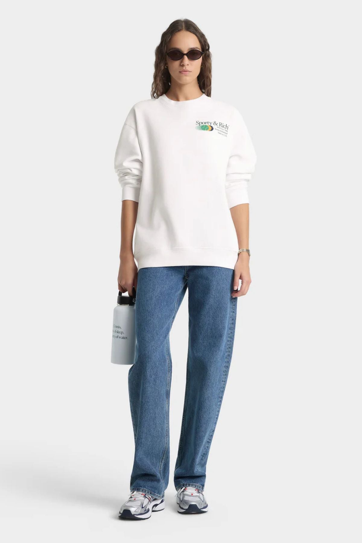 Sporty & Rich Invitational Crewneck - White