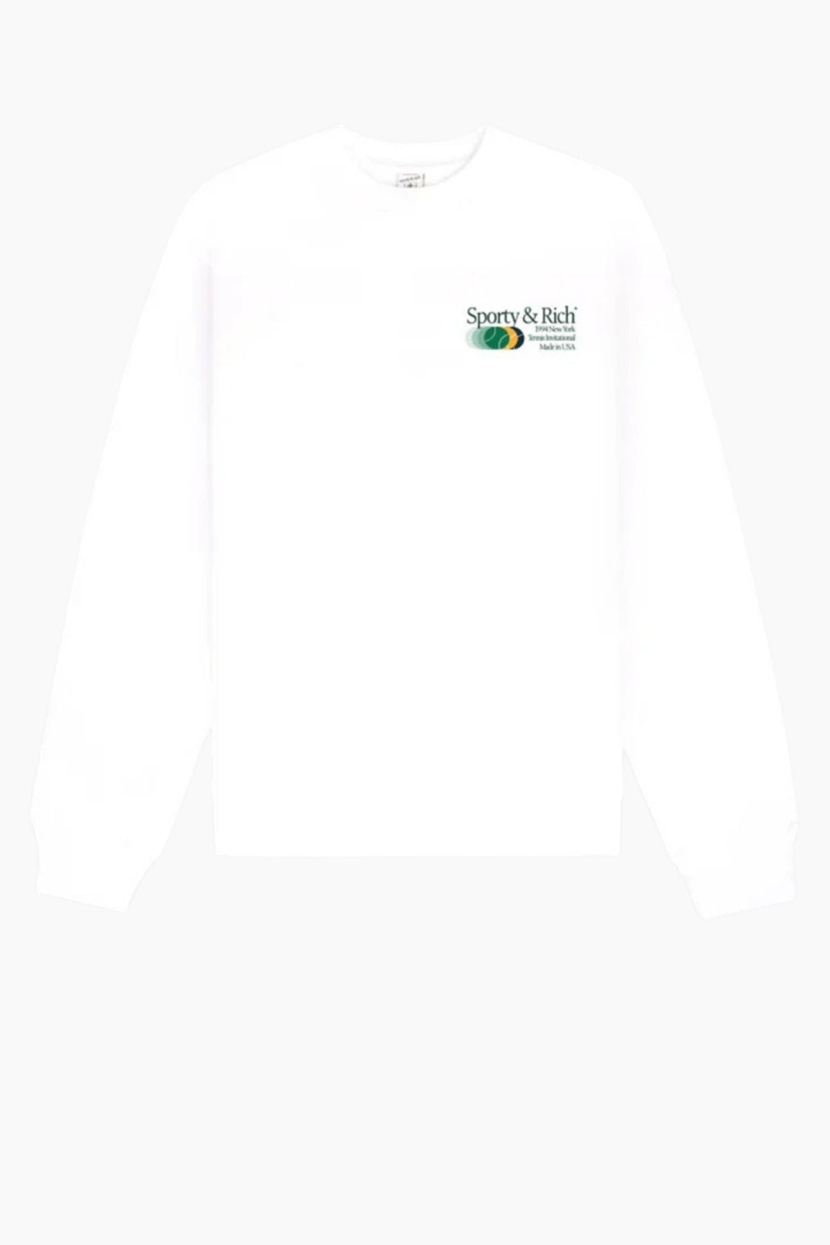 Sporty & Rich Invitational Crewneck - White