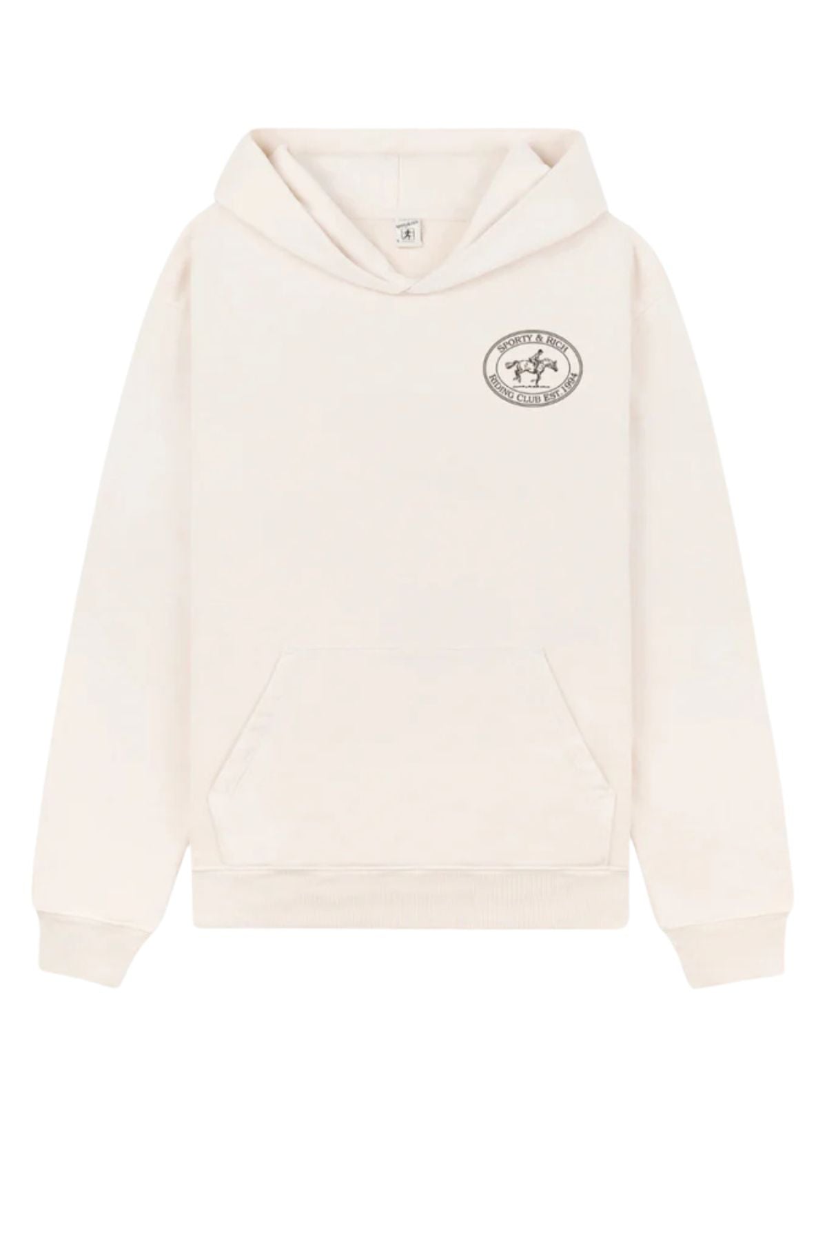 Sporty & Rich Riding Club Hoodie - Cream