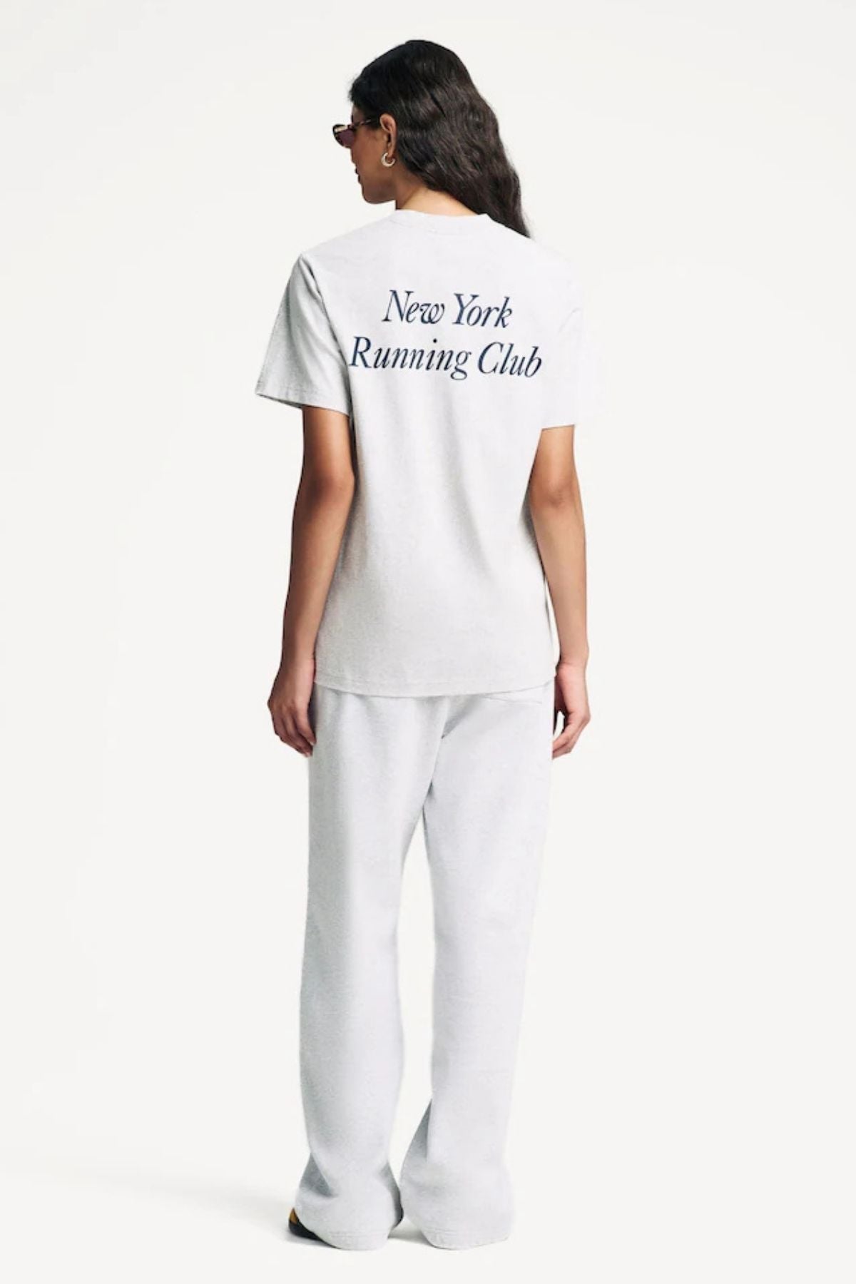 Sporty & Rich Run Club T-Shirt - Heather Grey