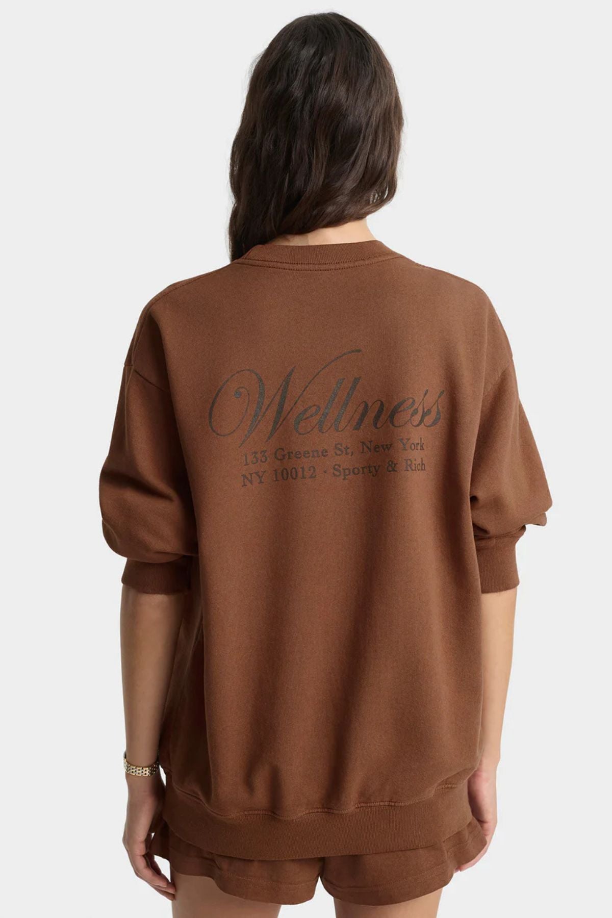 Sporty & Rich Soho Crewneck - Pecan