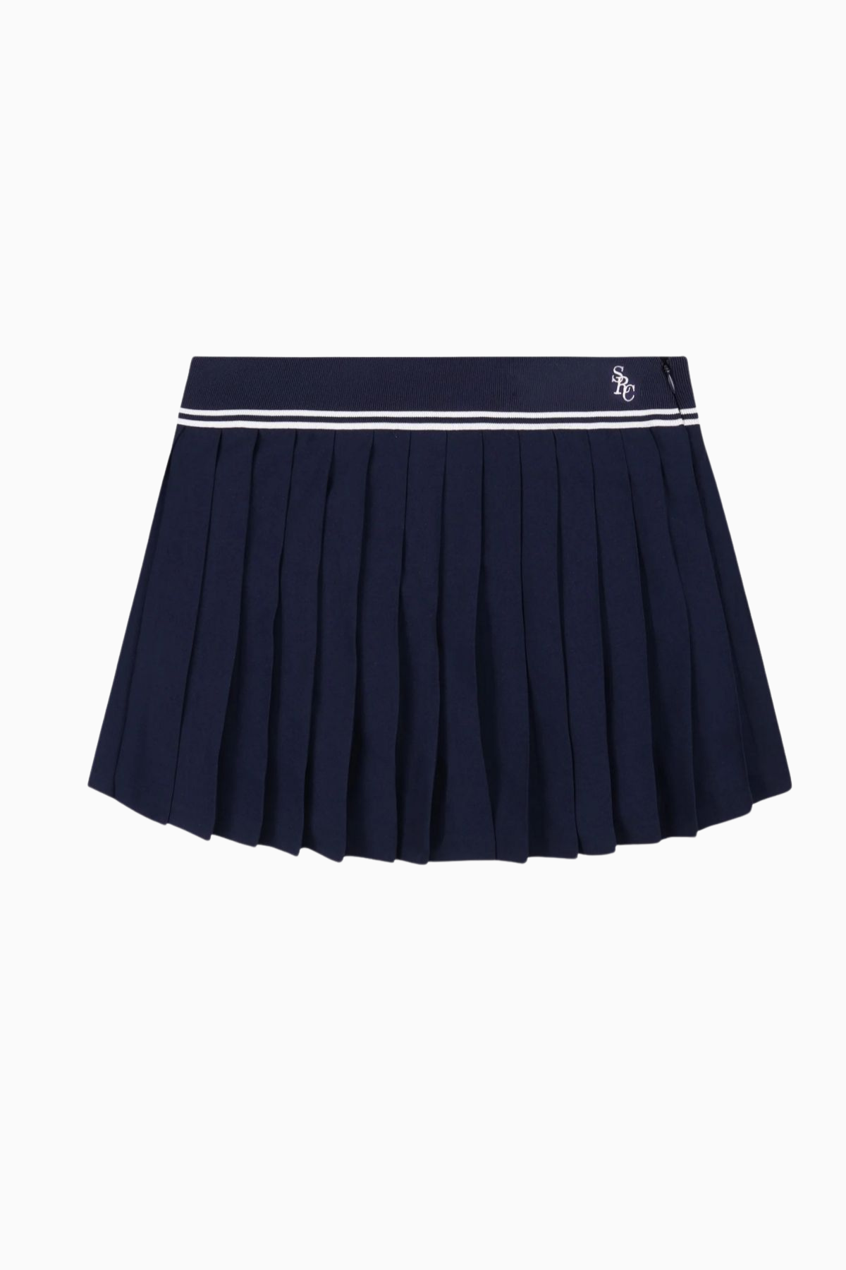 Sporty & Rich SRC Abigail Skirt - Dark Navy/ Ecru