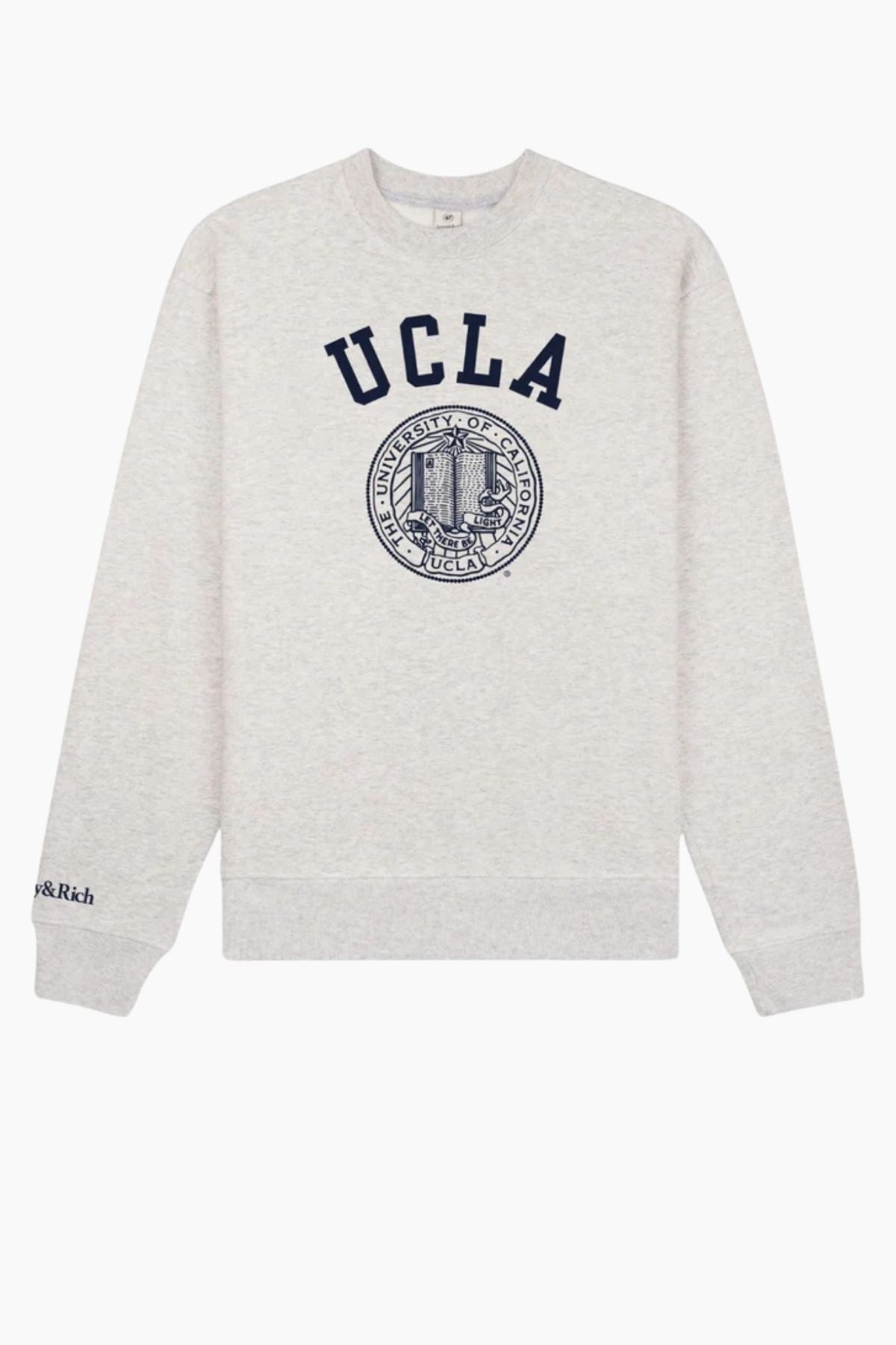 Sporty & Rich UCLA Crest Crewneck - Heather Grey