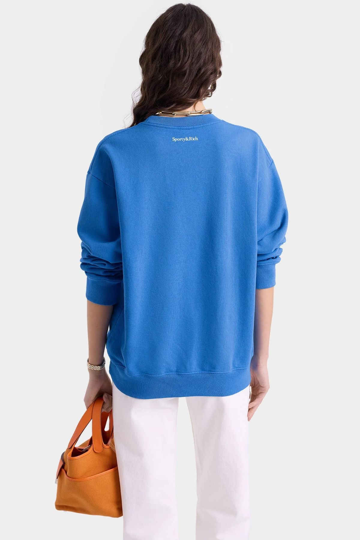Sporty & Rich UCLA Ivy Crewneck - Bruin Blue
