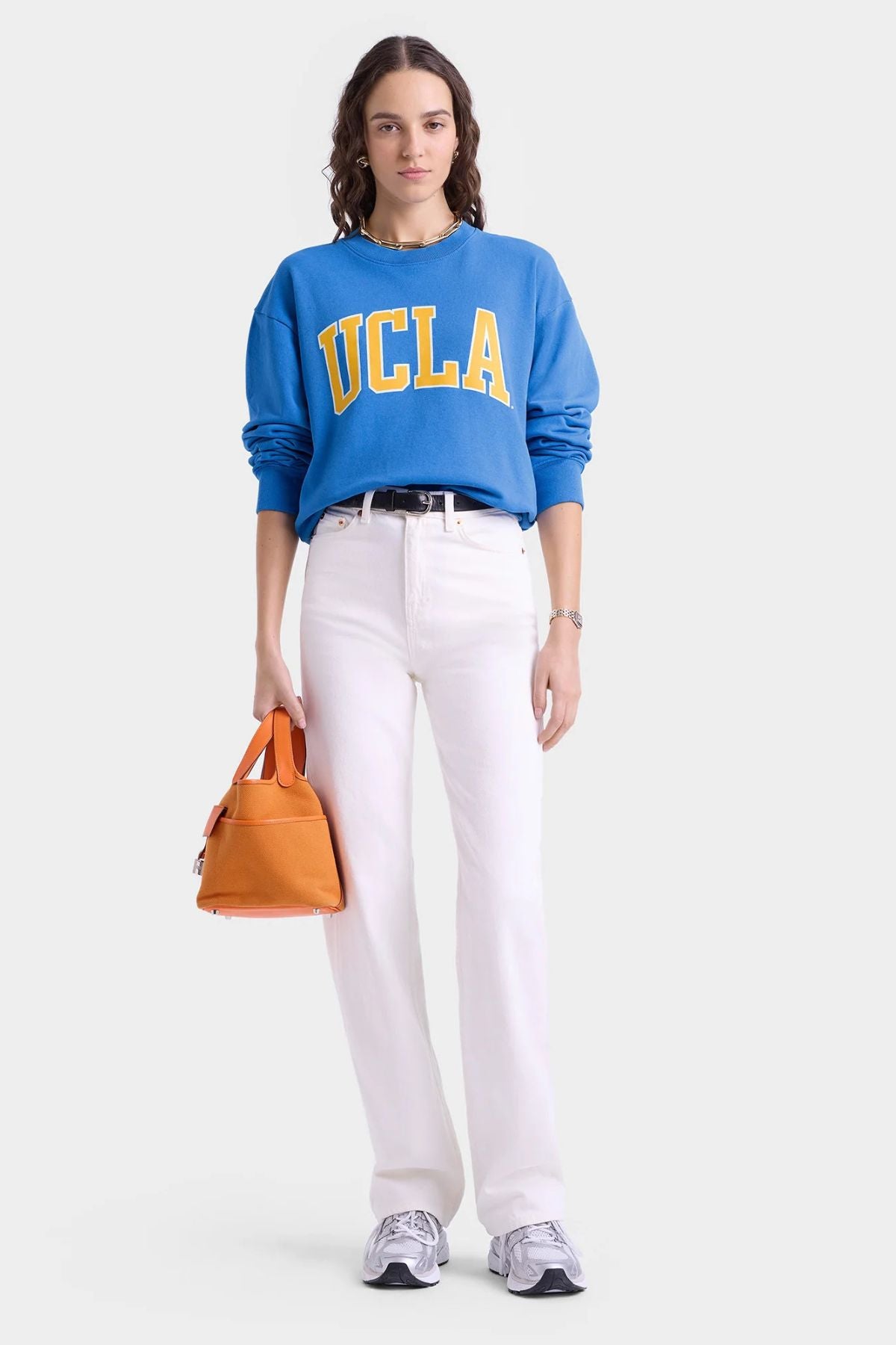 Sporty & Rich UCLA Ivy Crewneck - Bruin Blue