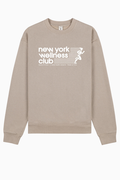 Sporty & Rich USA Wellness Club Crewneck - Elephant – GRACE Melbourne
