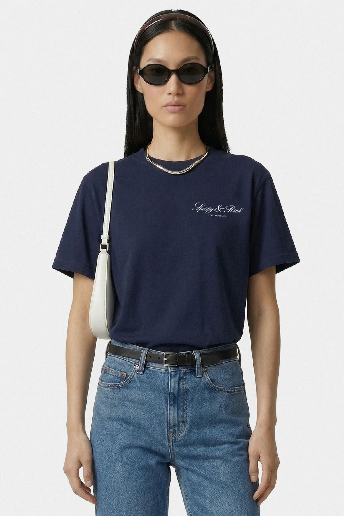 Sporty & Rich Vendome LA T-Shirt - Dark Navy