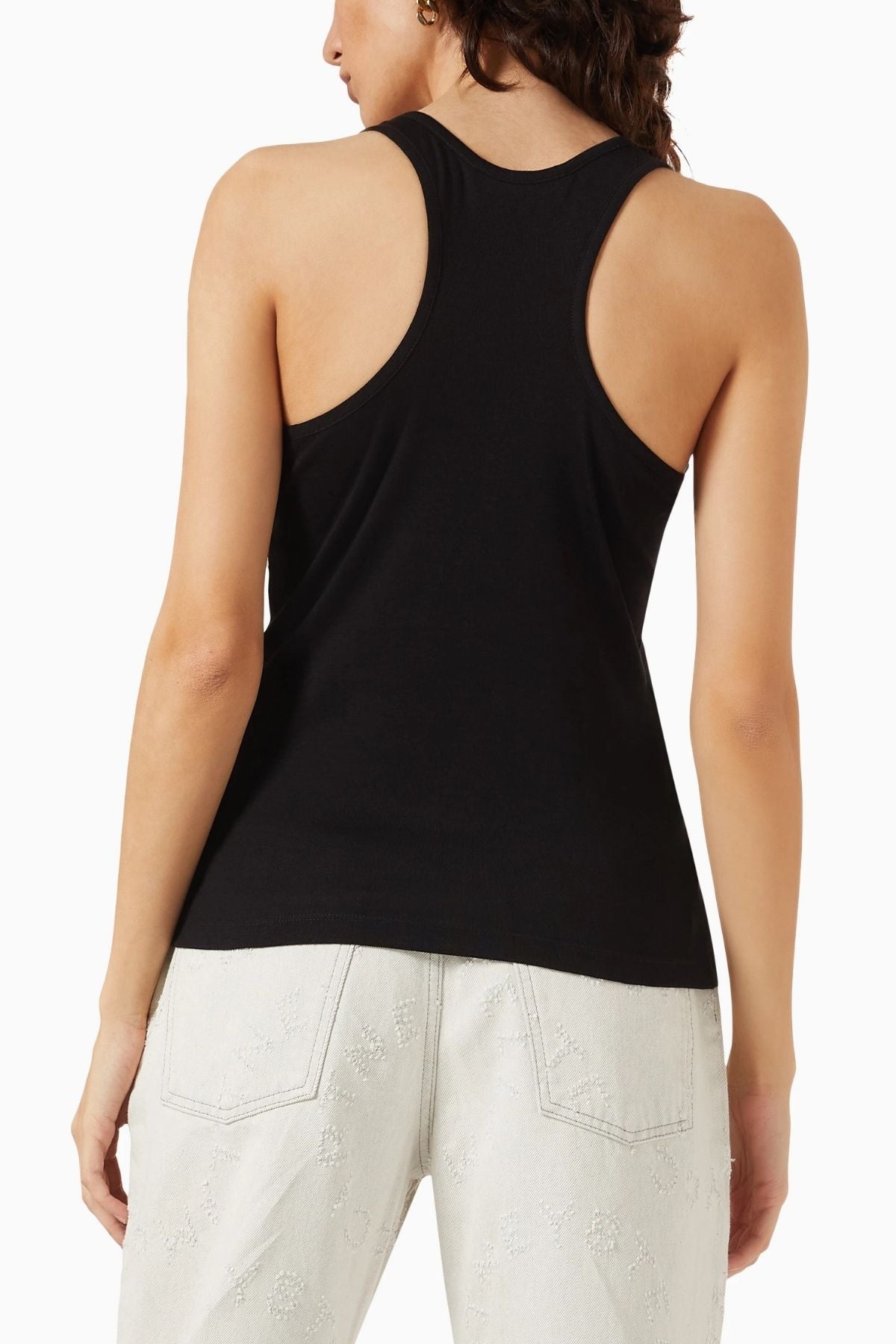Stella McCartney 23 Old Bond Street Jersey Tank Top - Black