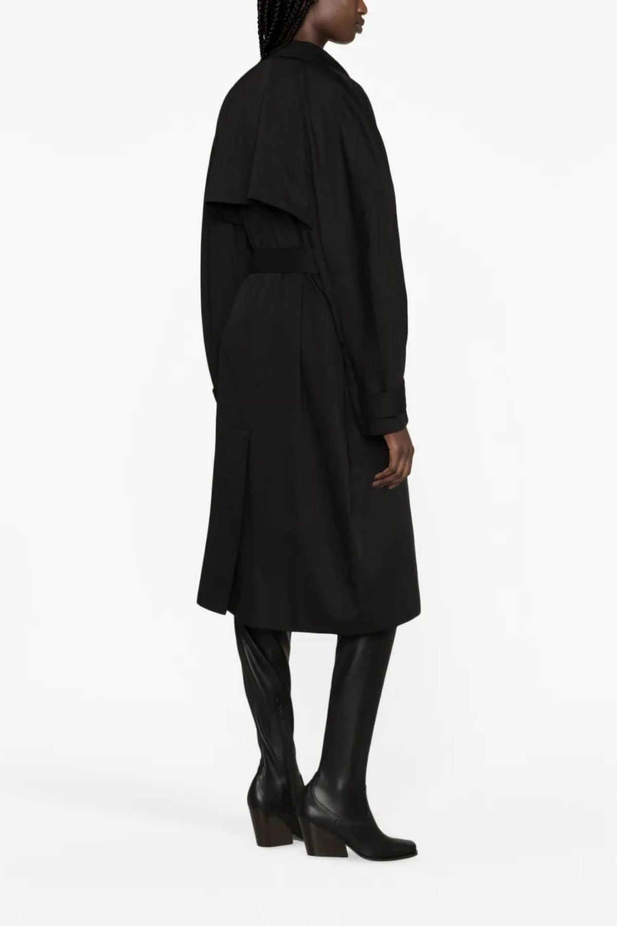 Stella McCartney Double Breasted Iconic Trench - Black