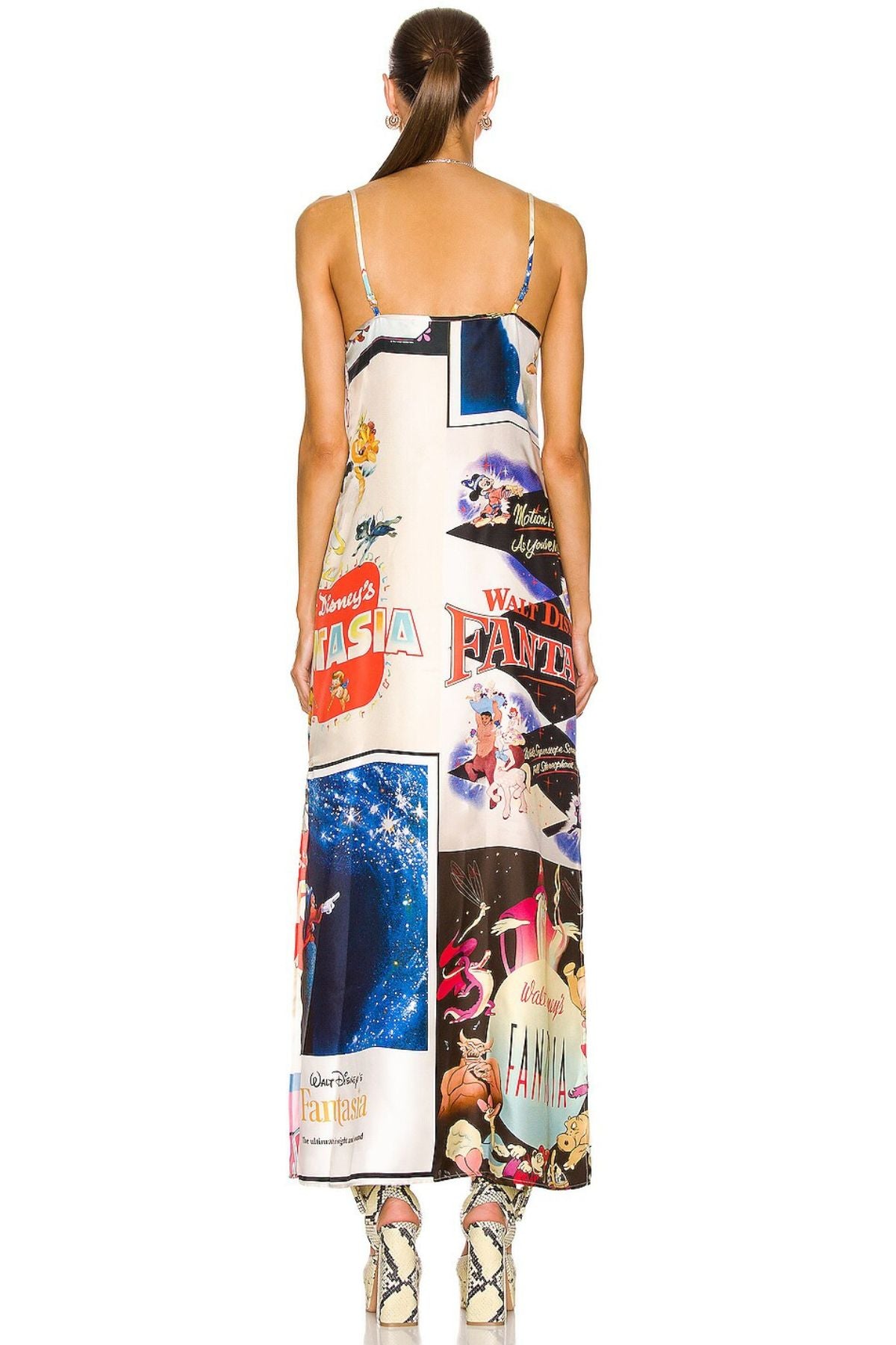 Stella McCartney 6045663STA87 Dress Printed Silk Twill Fantasia Tile Poster 8472 Multicolour