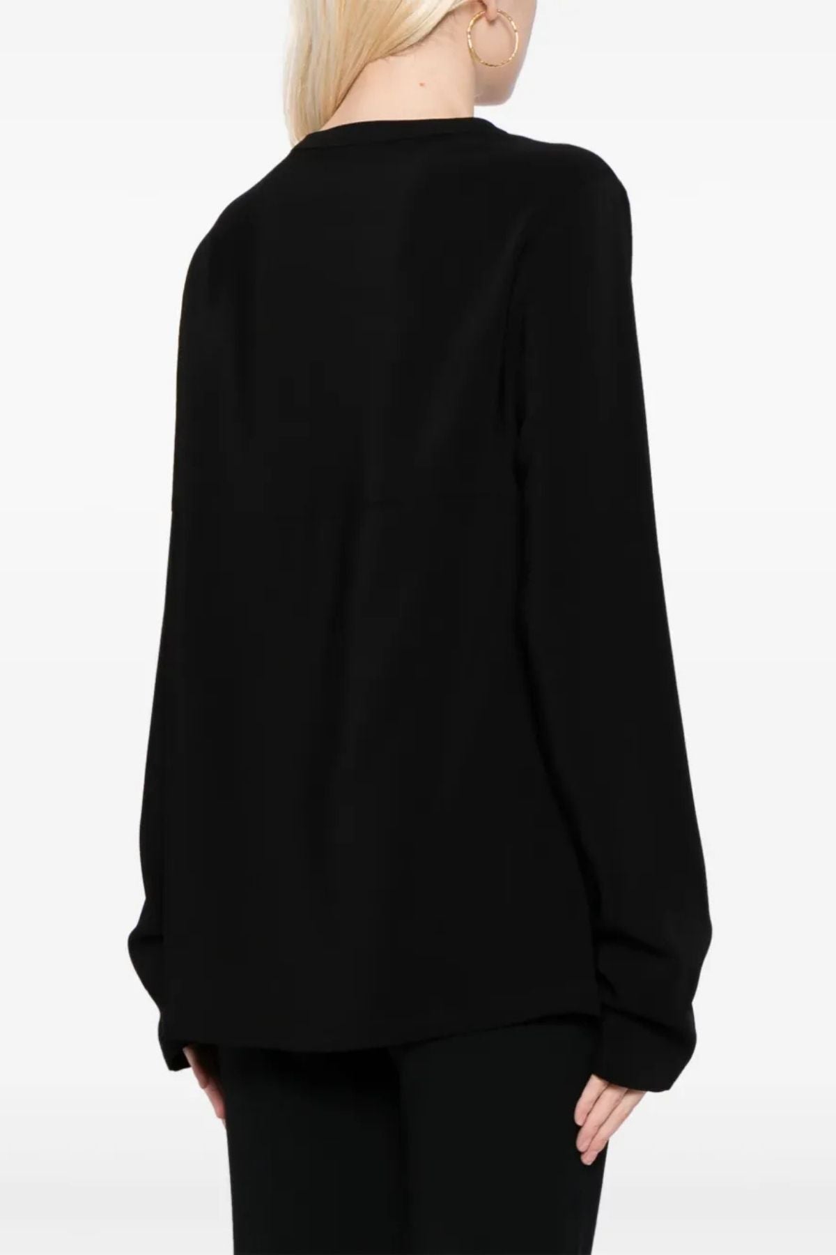 Stella McCartney Iconic Half Zip Top - Black