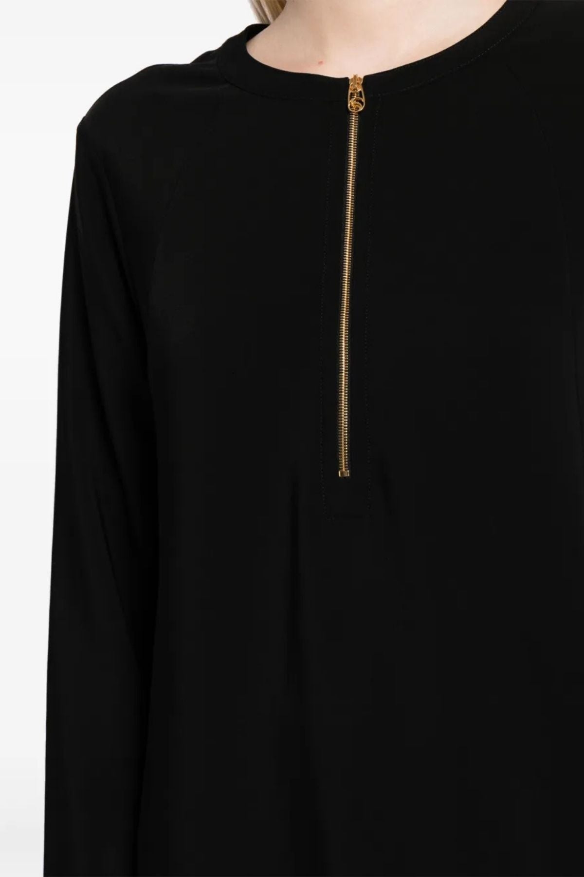Stella McCartney Iconic Half Zip Top - Black