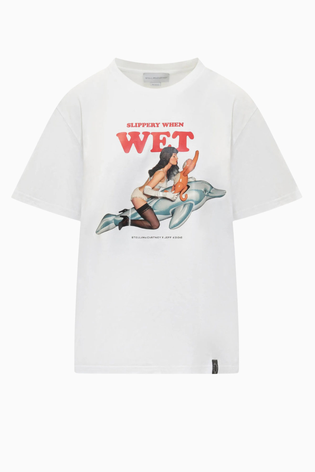Stella McCartney Jeff Koons Collab Boyfriend Tee - White