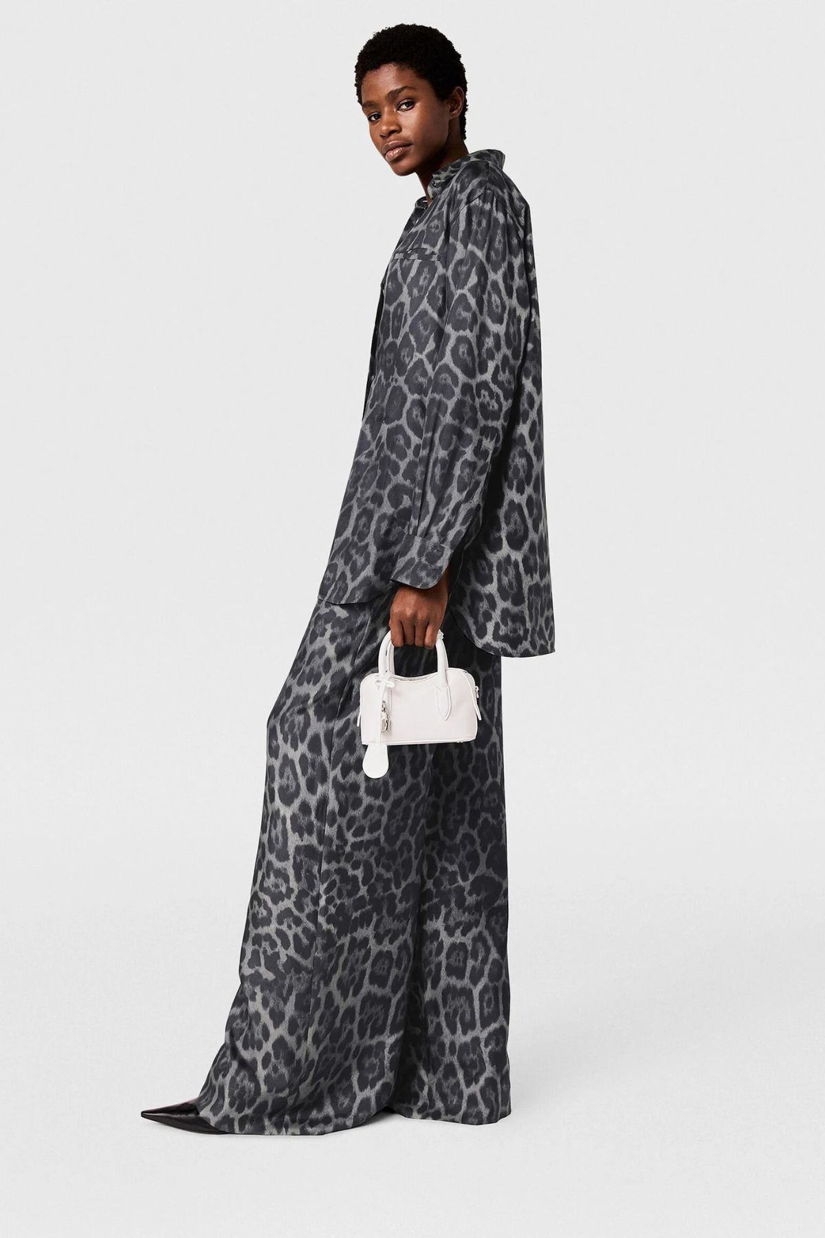 Stella McCartney Leopard Pants - Ash Grey