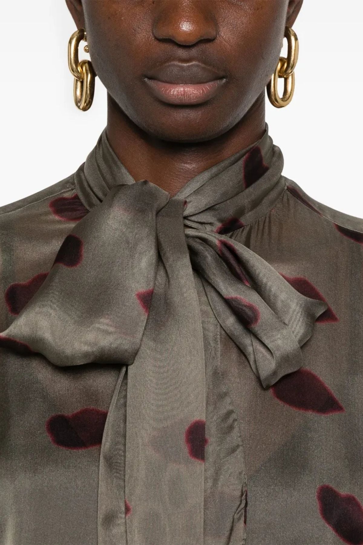 Stella McCartney Lips Print Shirt - Mud