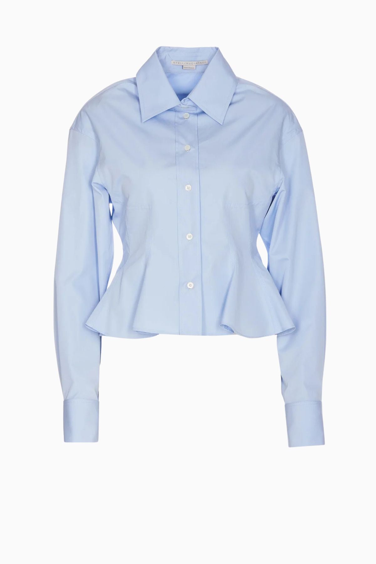 Stella McCartney Peplum Shirt - Sky Blue