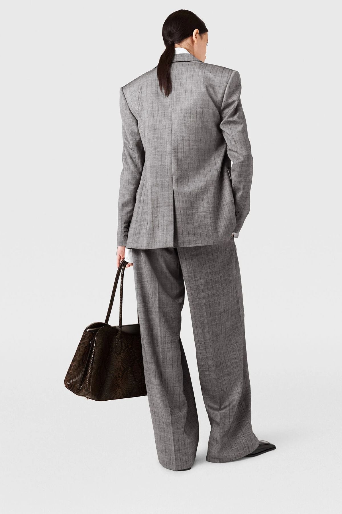 Stella McCartney Pinstripe SB Jacket - Grey – GRACE Melbourne