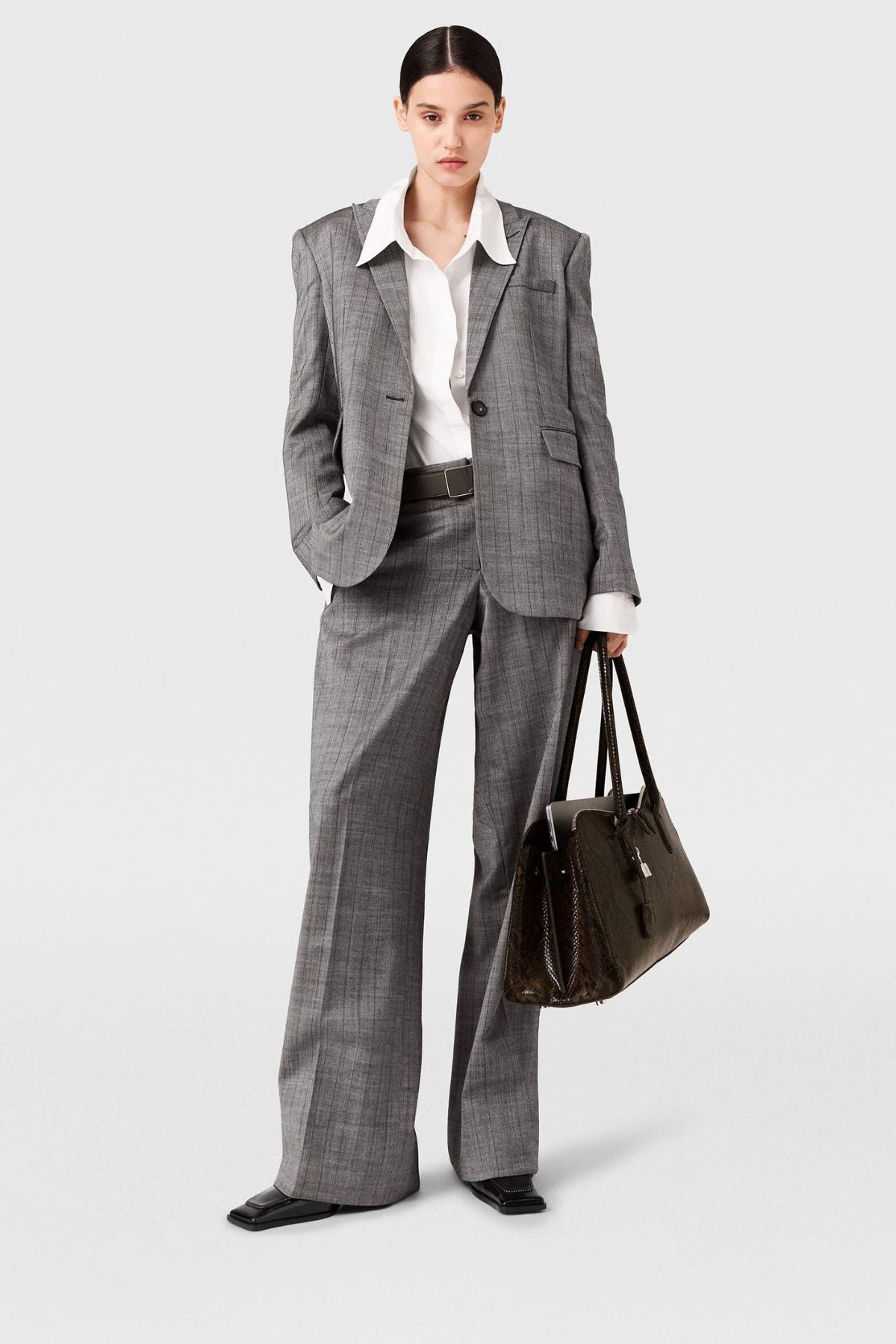 Stella McCartney Pinstripe SB Jacket - Grey