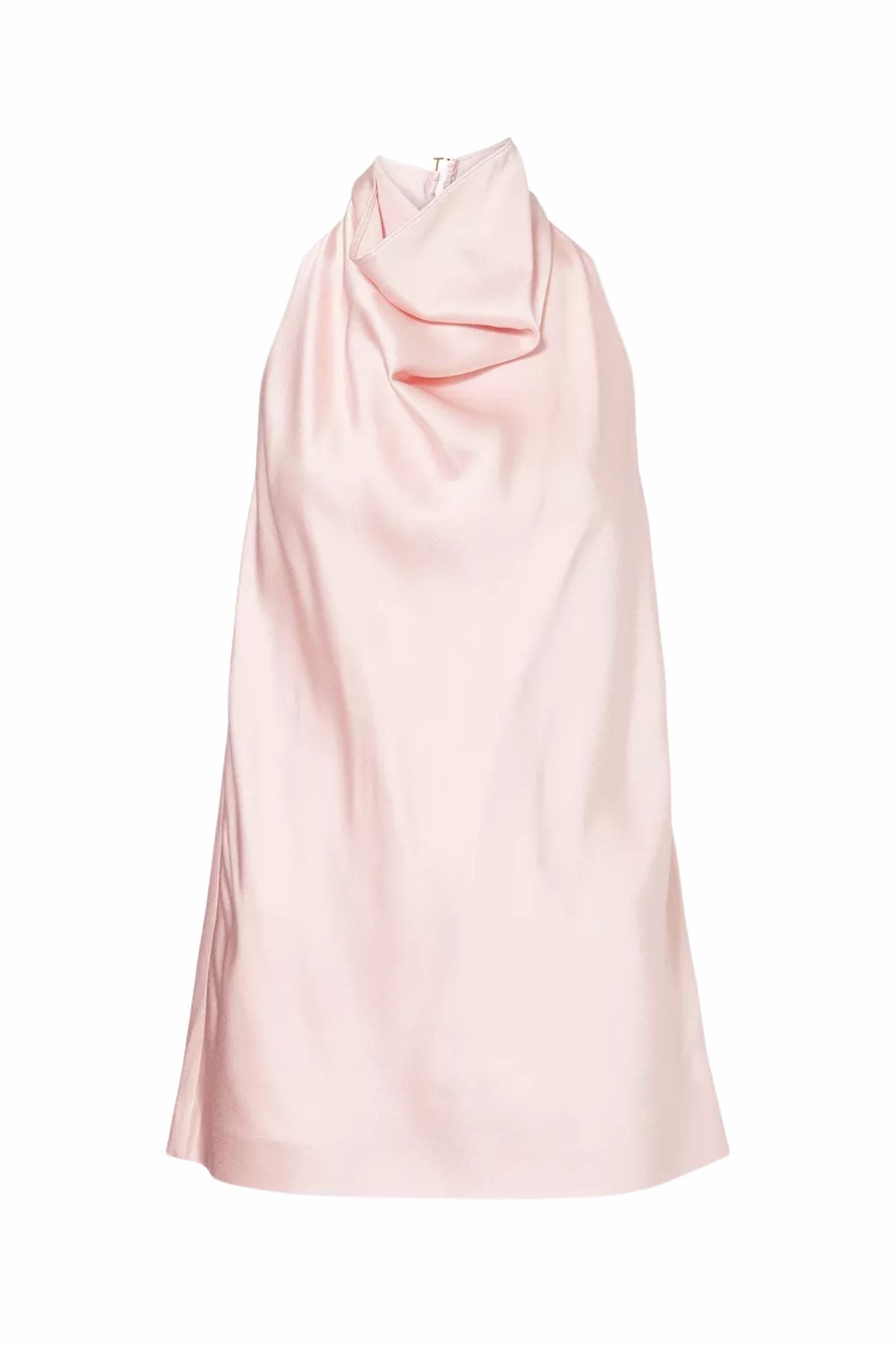 Stella McCartney Satin Halterneck Top - Petal Rose