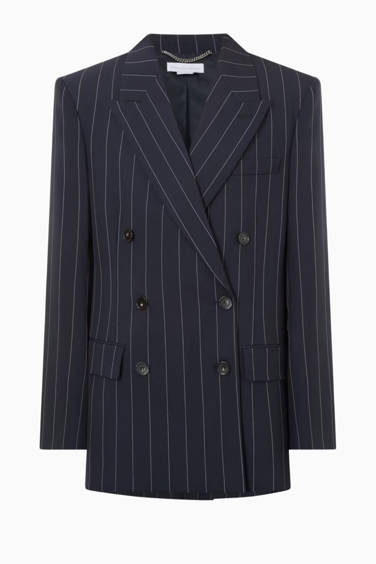 Stella McCartney Wide Pinstripe Blazer - Ink