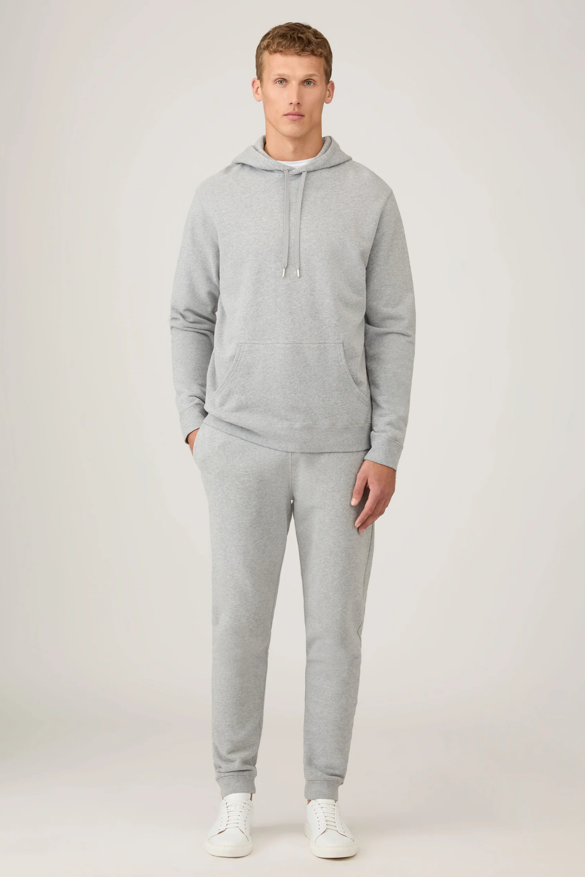 SUNSPEL Loopback Hoodie - Grey Melange