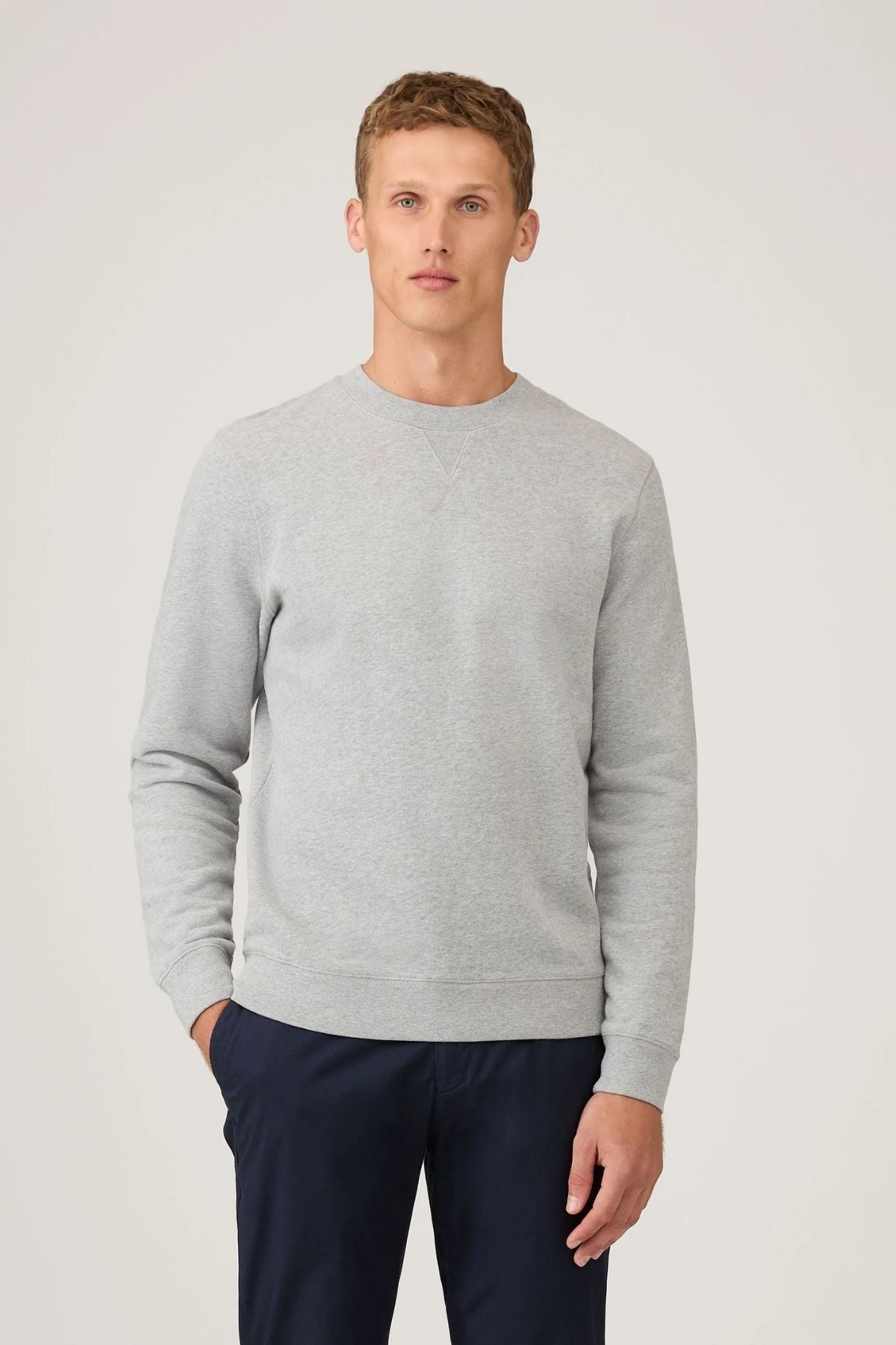 SUNSPEL Loopback Sweatshirt - Grey Melange