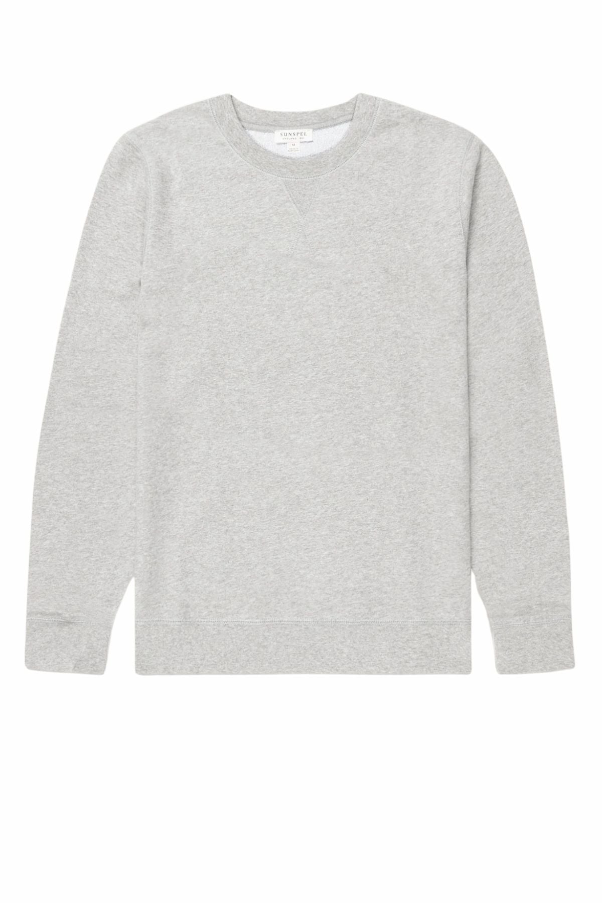 SUNSPEL Loopback Sweatshirt - Grey Melange