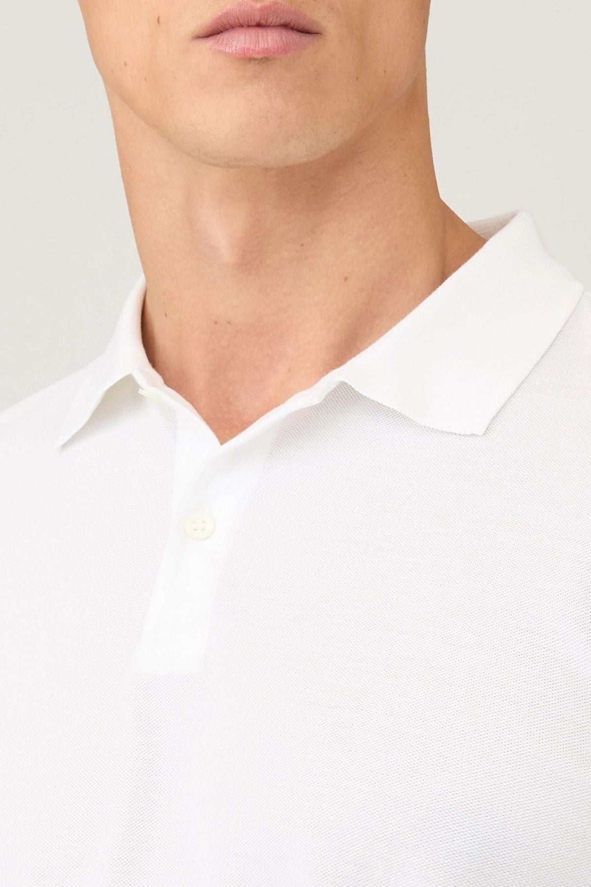 SUNSPEL SS Pique Polo T-Shirt - White