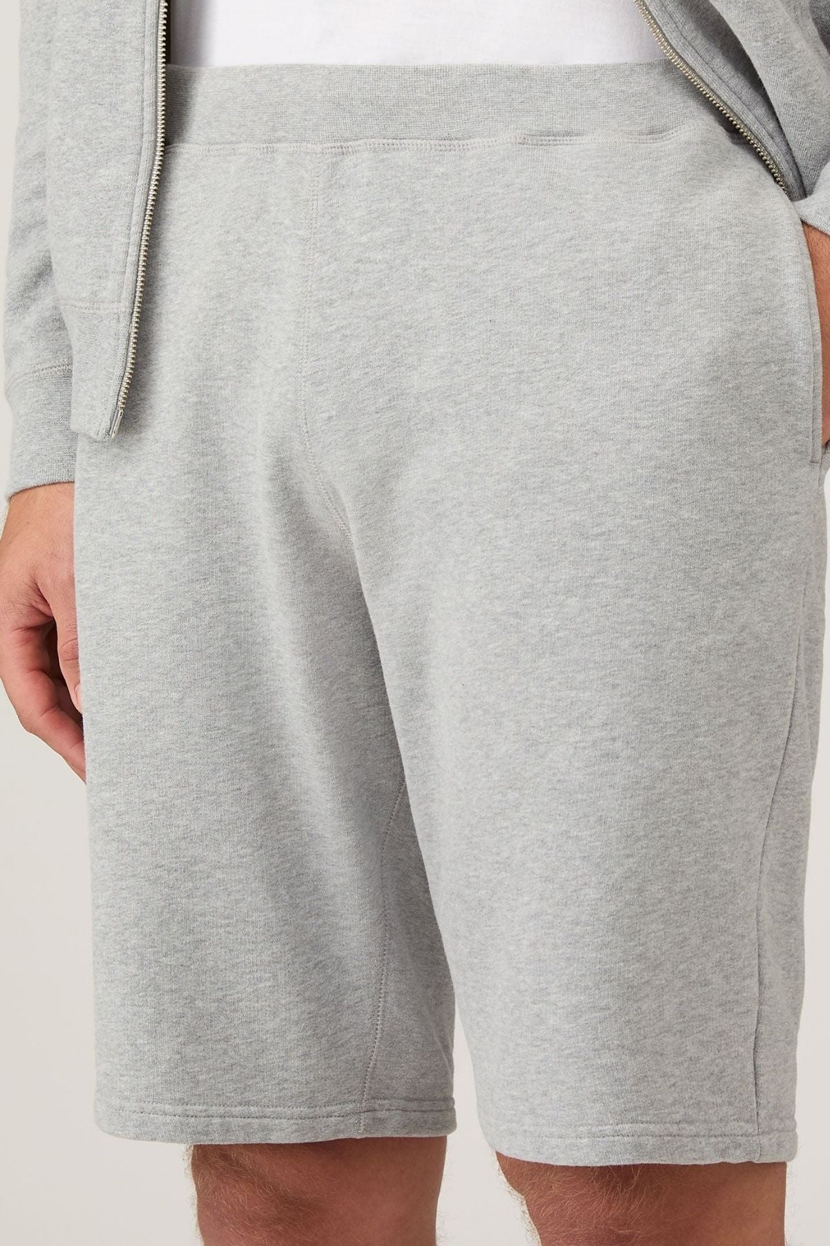 SUNSPEL Track Short - Grey Melange