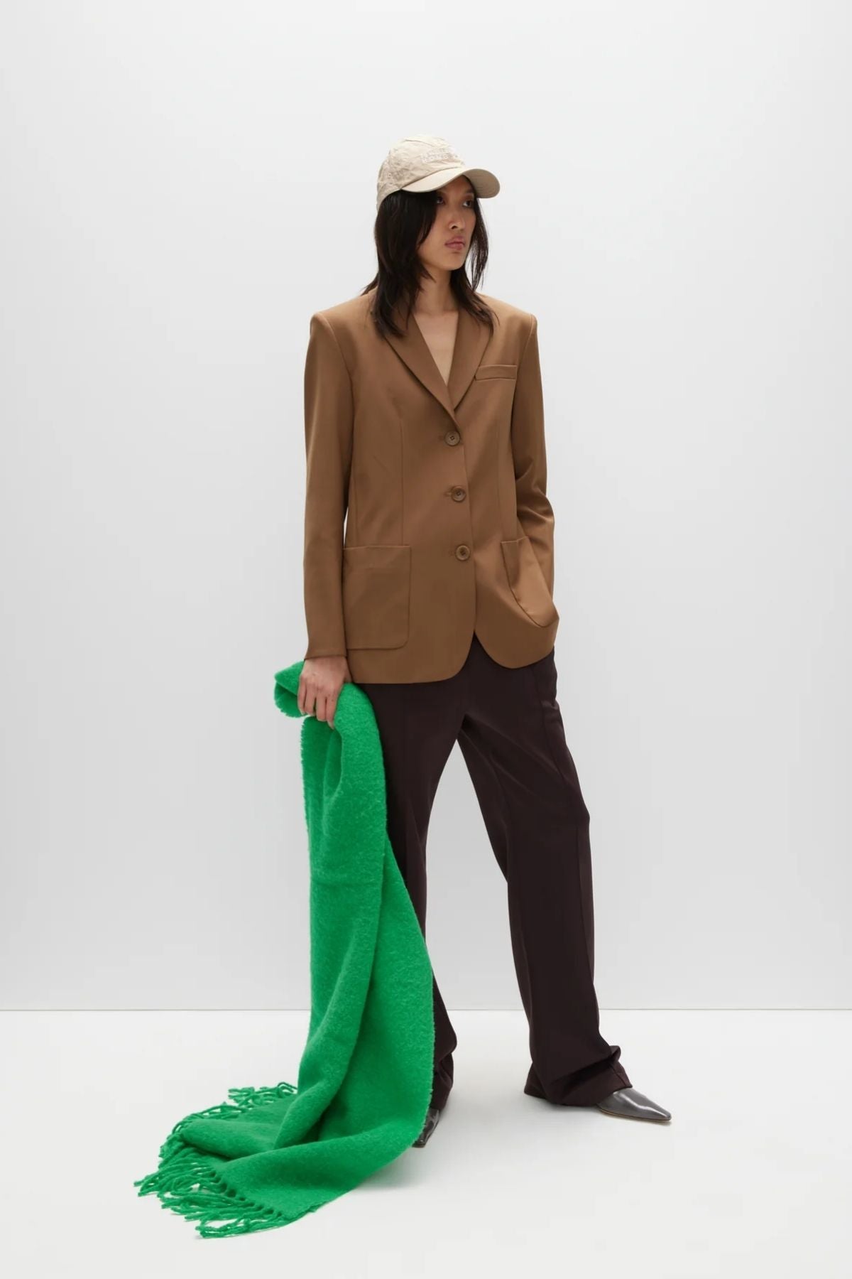 Tibi Active Knit Scottie Jogger - Brown