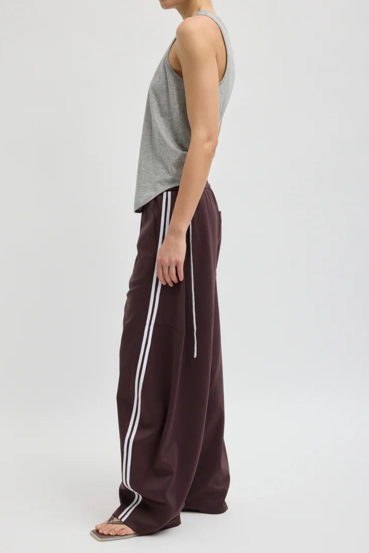 Tibi Active Knit Winslow Pant - Plum