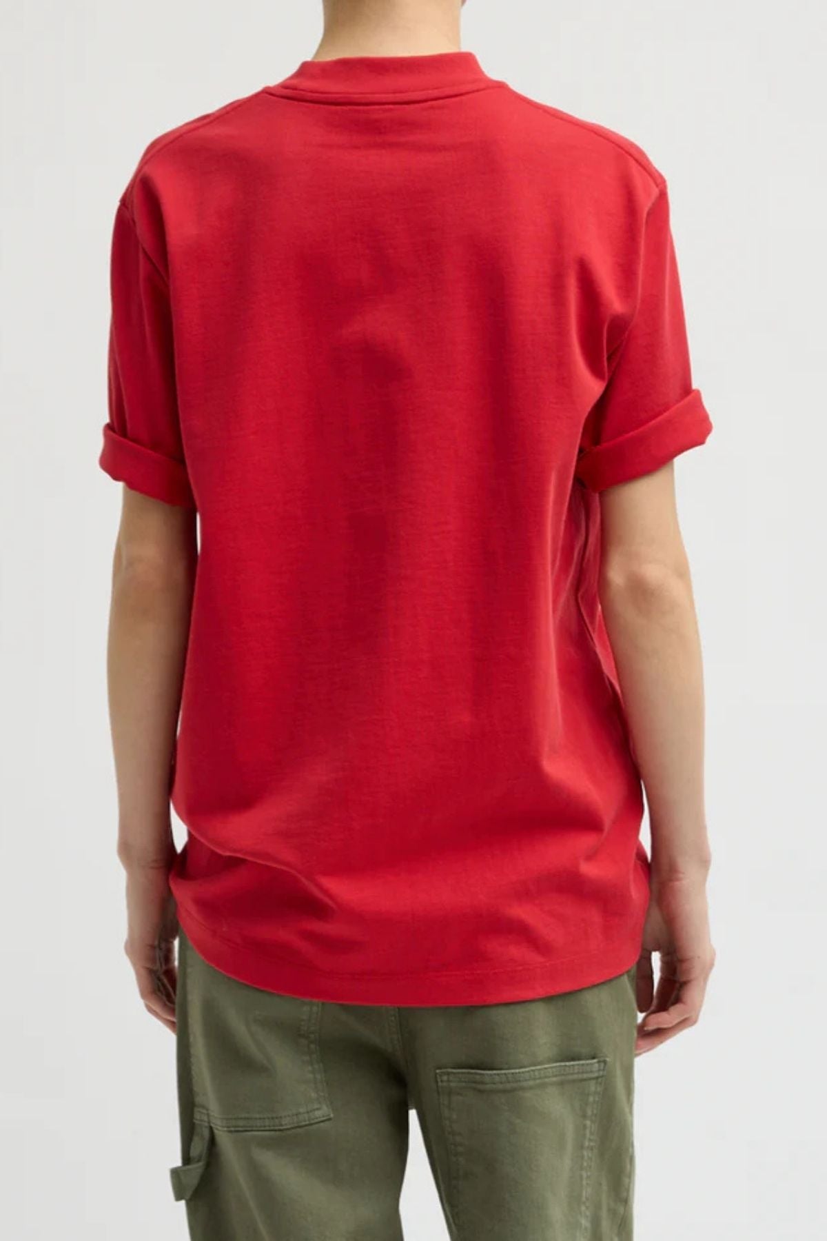 Tibi Perfect Unisex T - Red