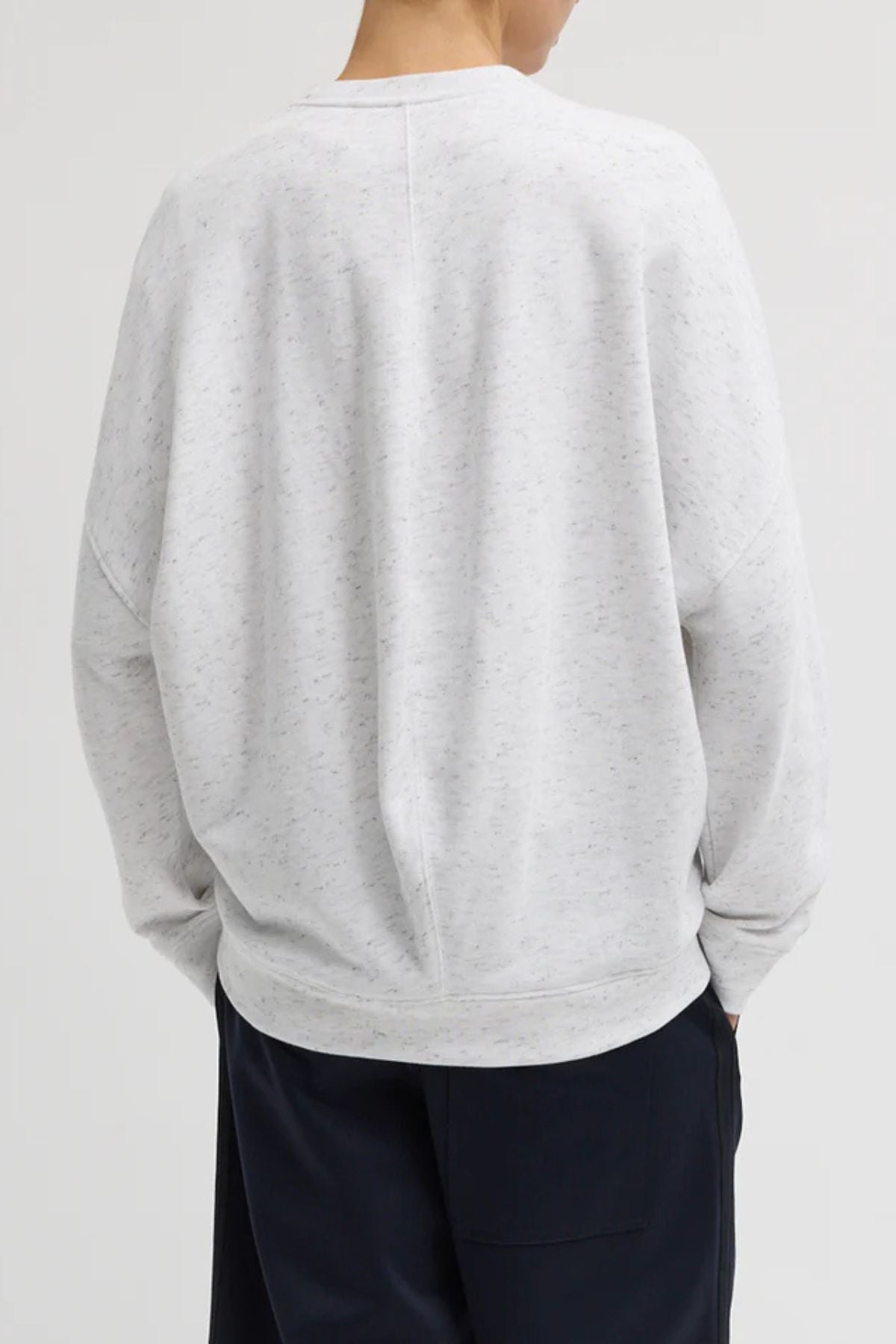 Tibi Spring Tweedy Sweatshirt - White Multi