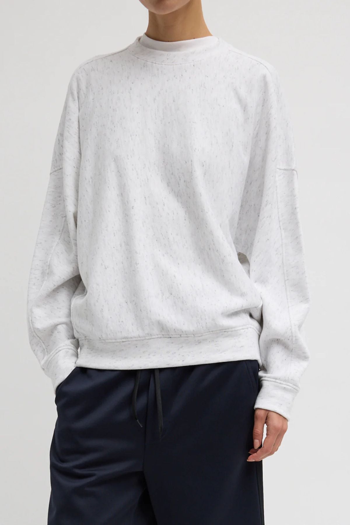 Tibi Spring Tweedy Sweatshirt - White Multi