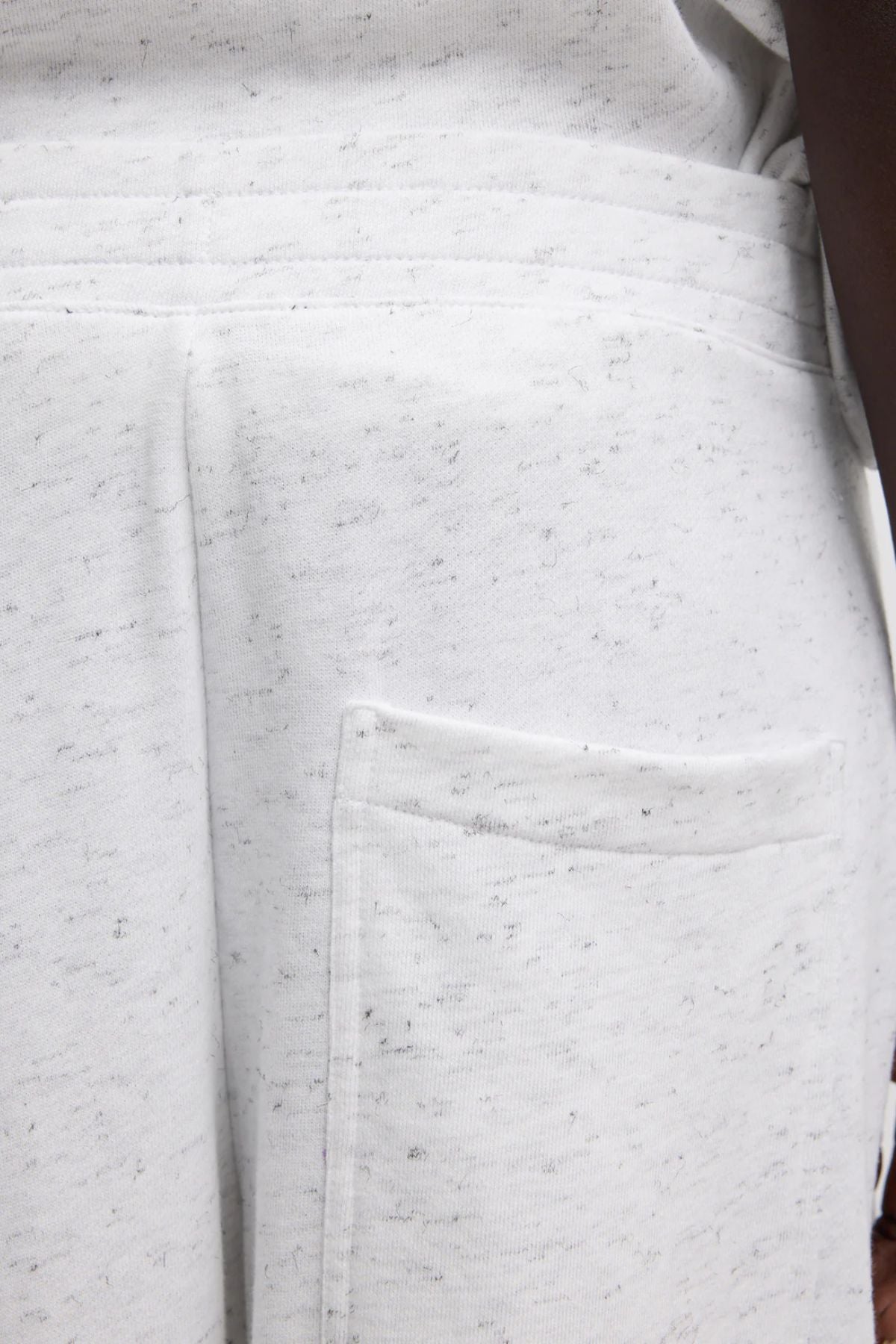 Tibi Spring Tweedy Sweatshirting Winslow Pant - White Multi