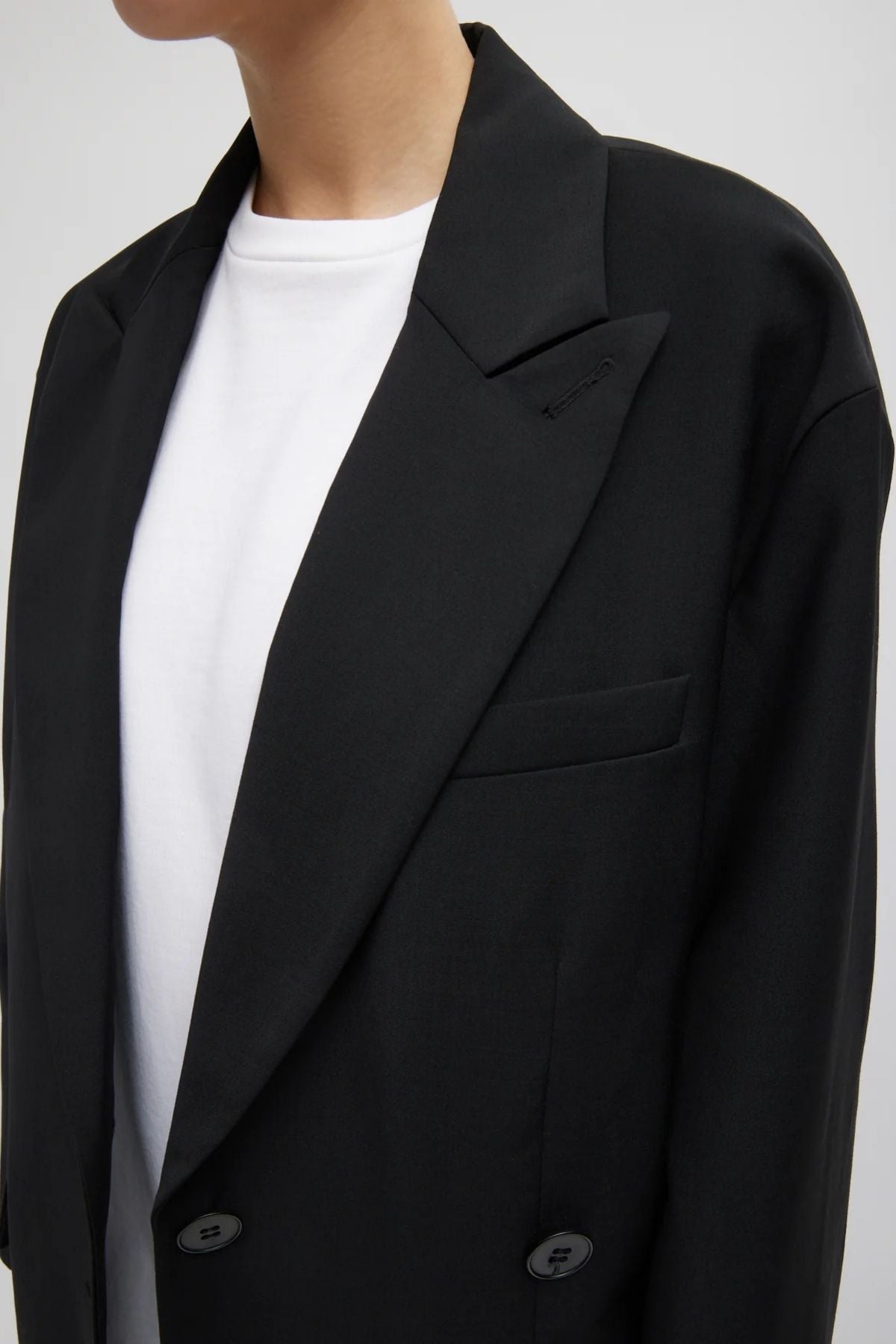 Tibi Tropical Wool Liam Blazer - Black – GRACE Melbourne