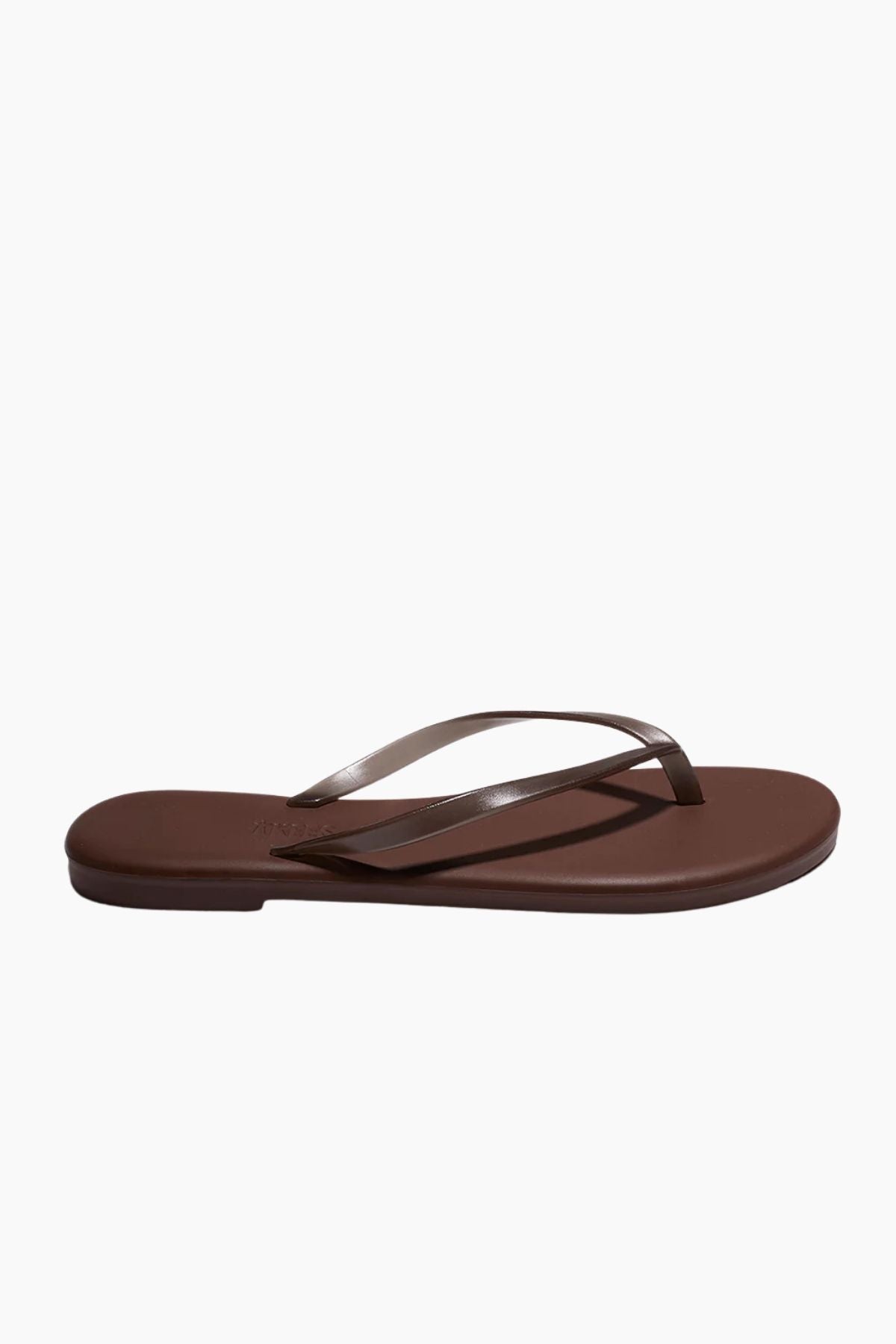 TKEES Aqua Jelly Thong - Brun