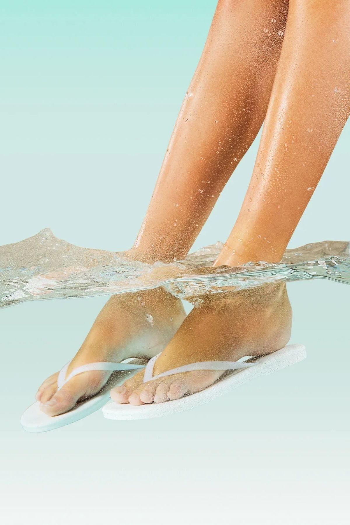 TKEES Aqua Jelly Thong - Coconut