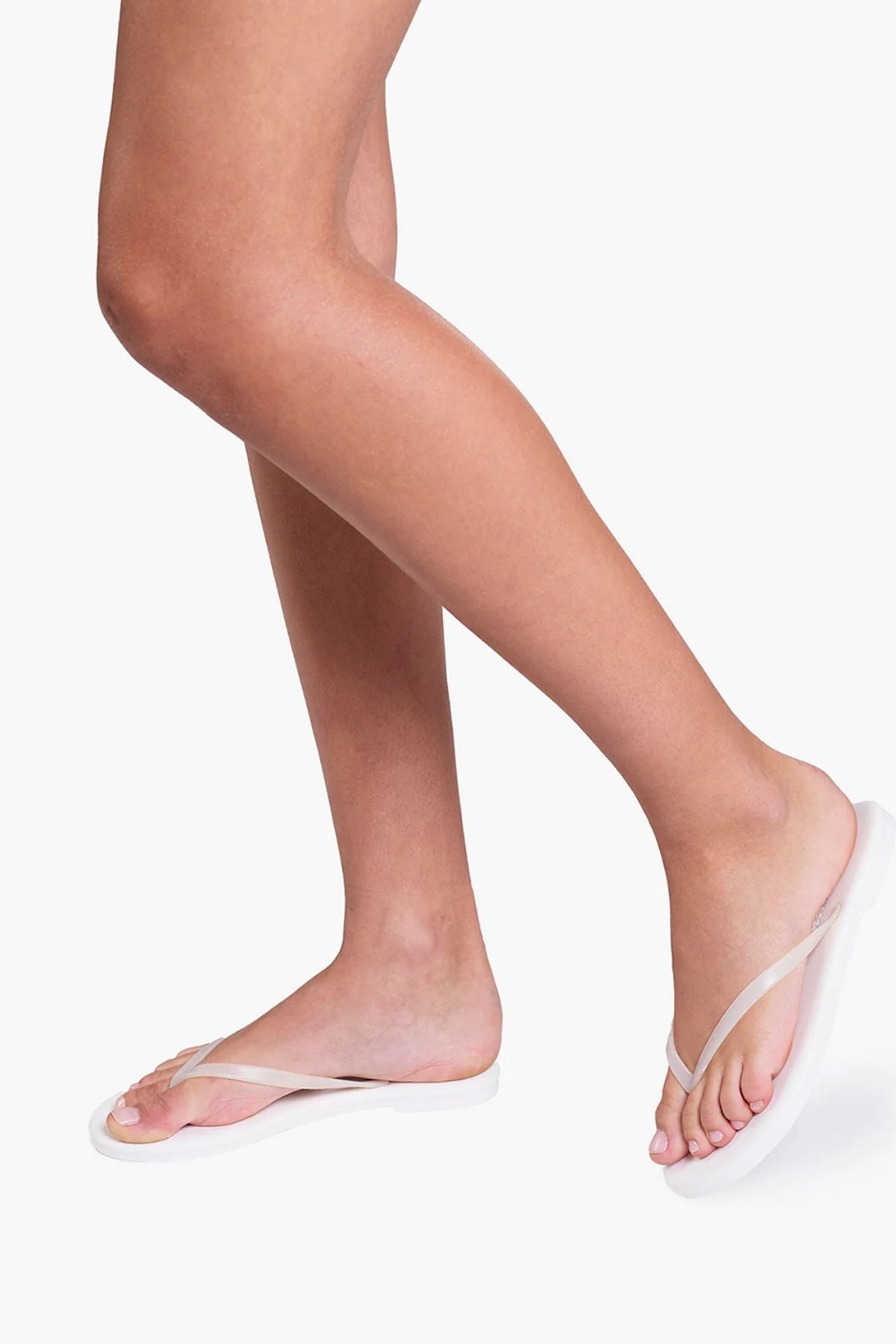 TKEES Aqua Jelly Thong - Coconut