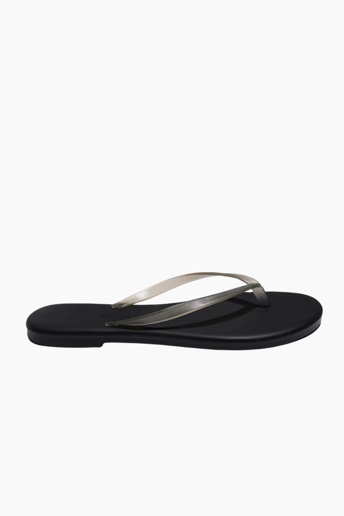 TKEES Aqua Jelly Thong - Onyx