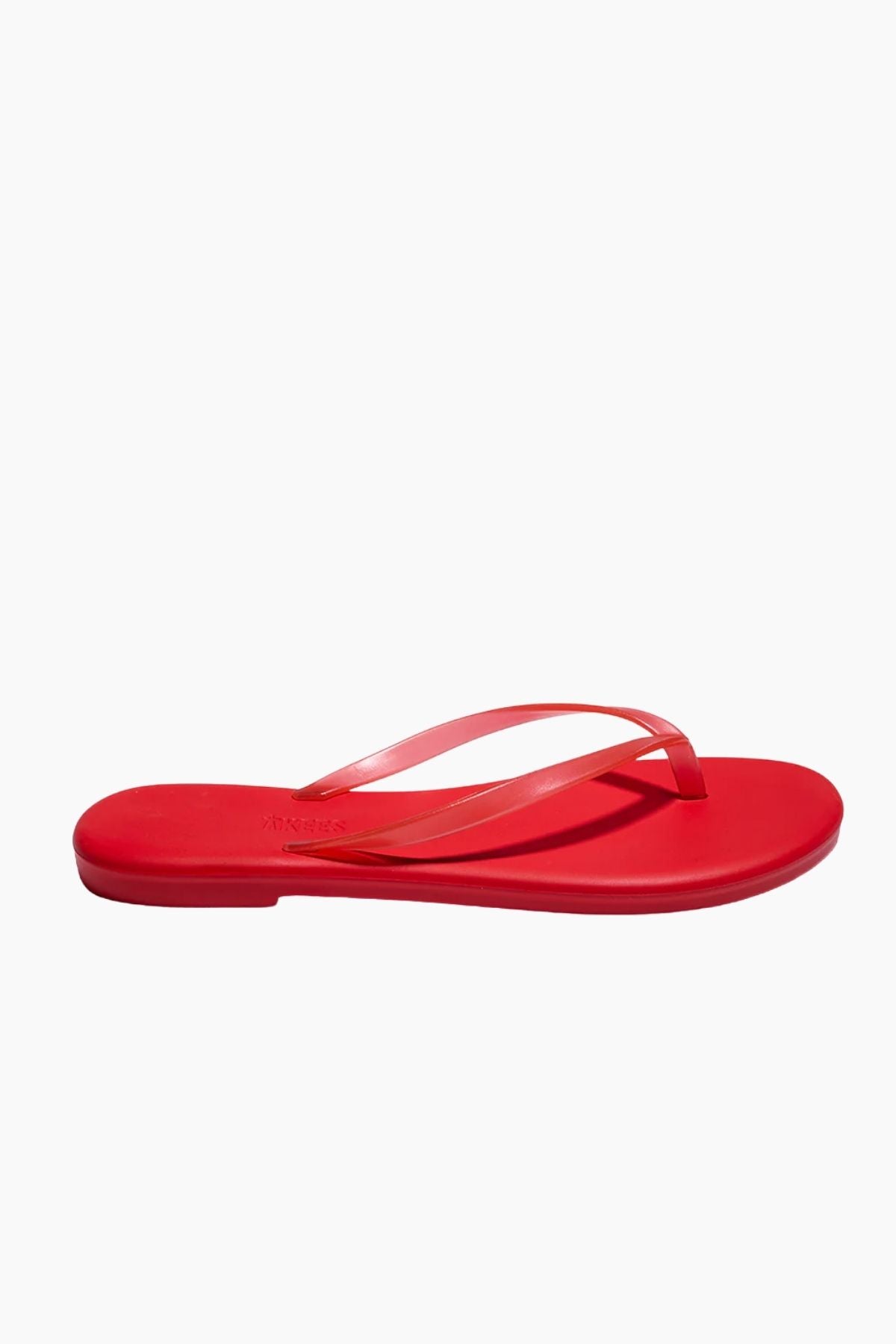 TKEES Aqua Jelly Thong - Sol Red