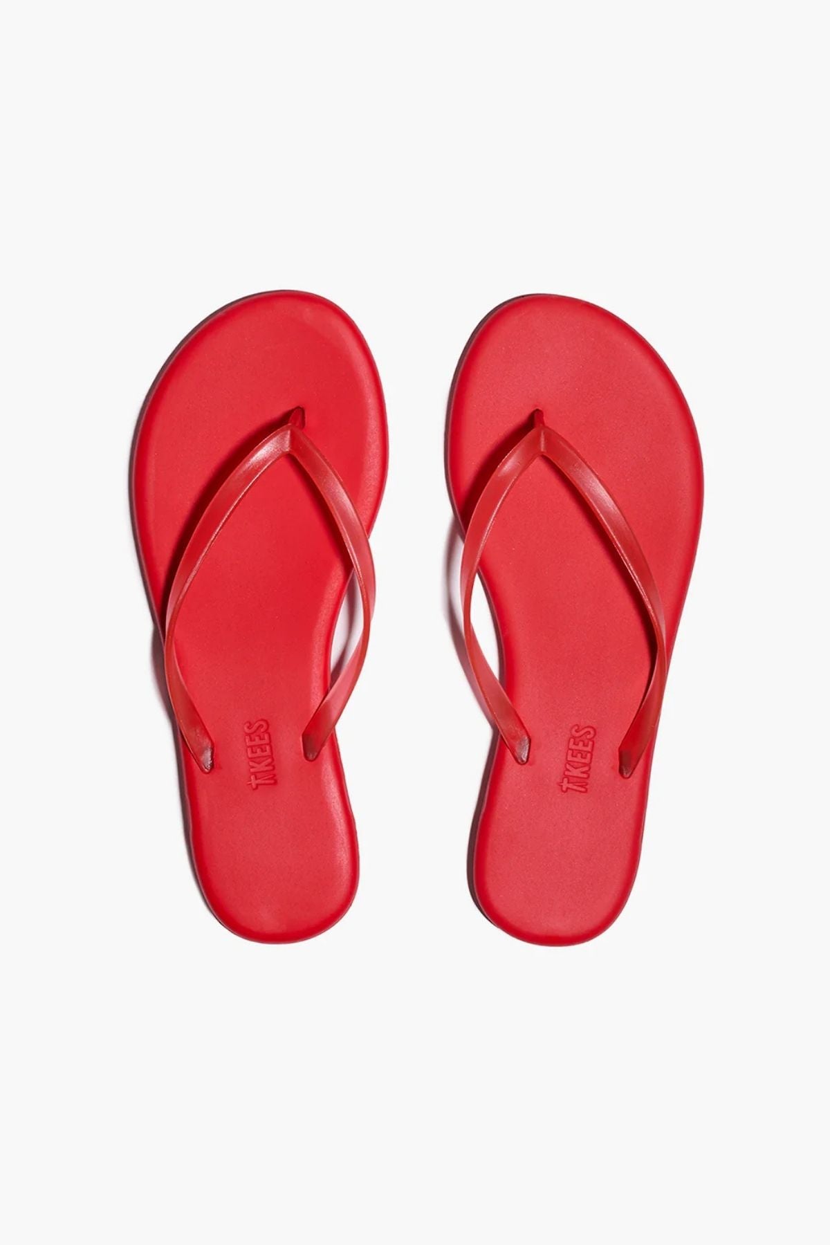 TKEES Aqua Jelly Thong - Sol Red