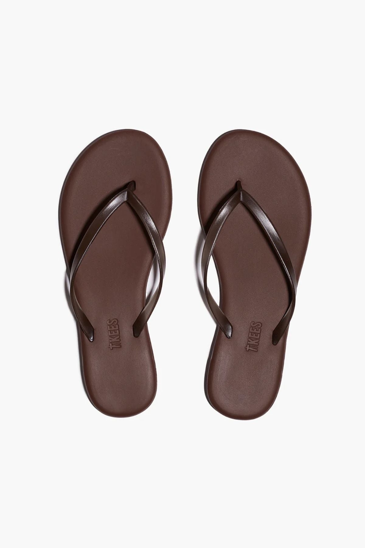 TKEES Aqua Jelly Thong - Brun